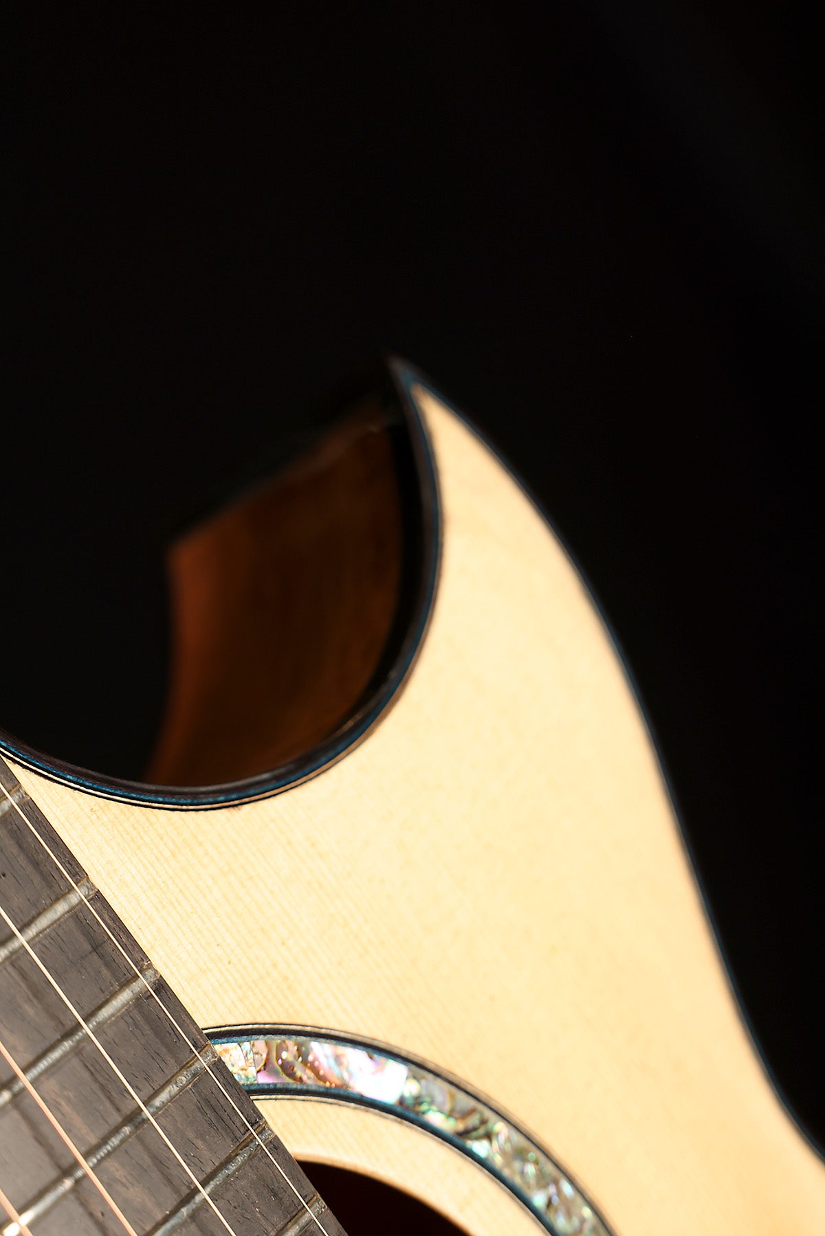 David Worthy Sunbeam 'Sitka Spruce / Quilted Queensland Maple' Preowned 2008