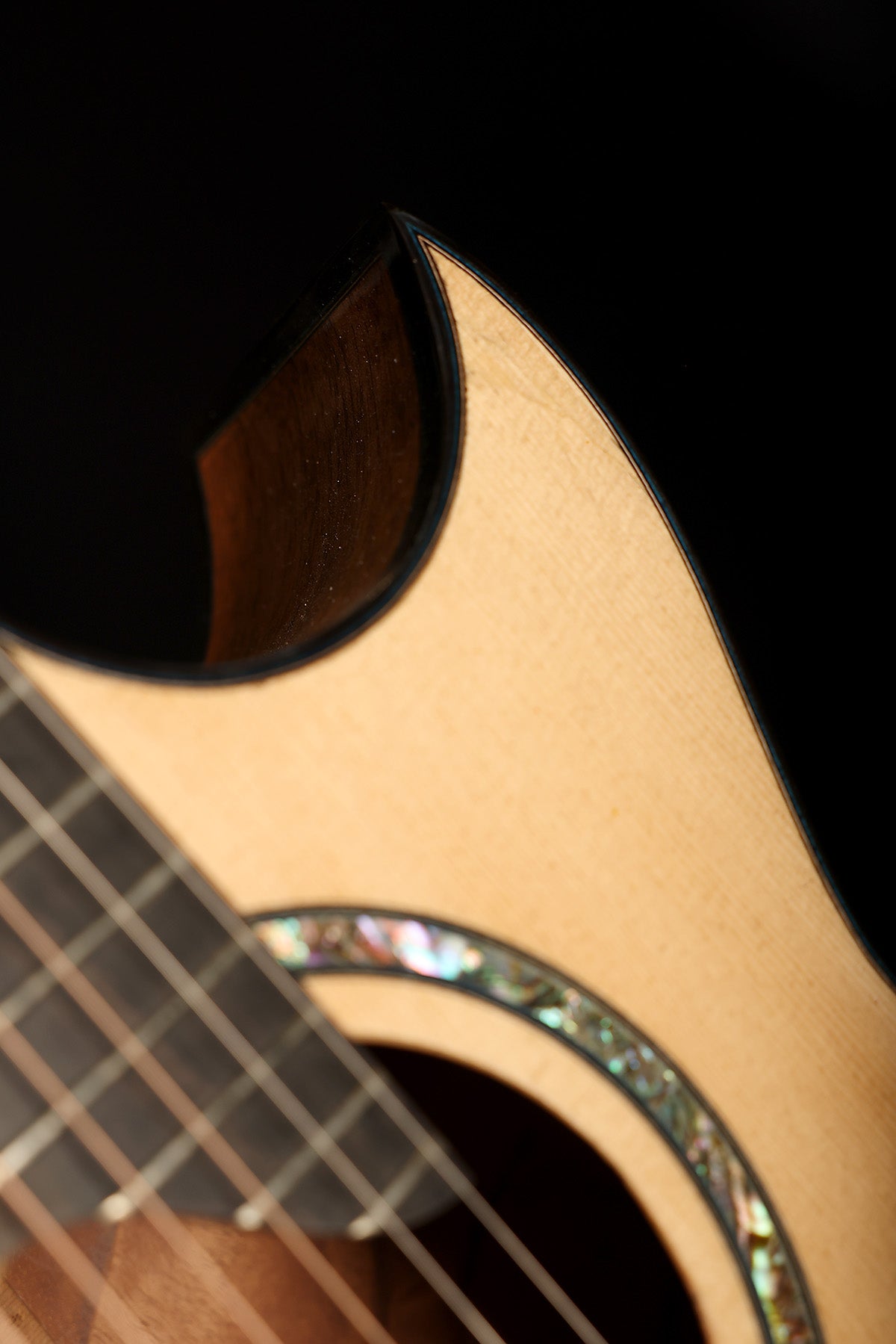 David Worthy Sunbeam 'Sitka Spruce / Quilted Queensland Maple' Preowned 2008