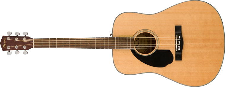Fender CD-60S Dreadnought Left-Handed 'Natural' Acoustic Guitar - Acoustic Centre Music Store, Melbourne Australia