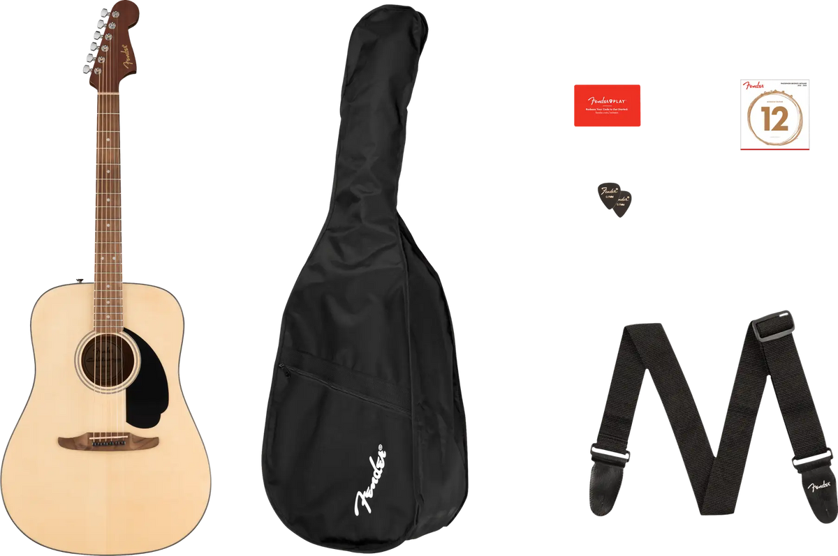 Fender California Standard Redondo Starter Pack – Natural - Acoustic Centre Music Store, Melbourne Australia