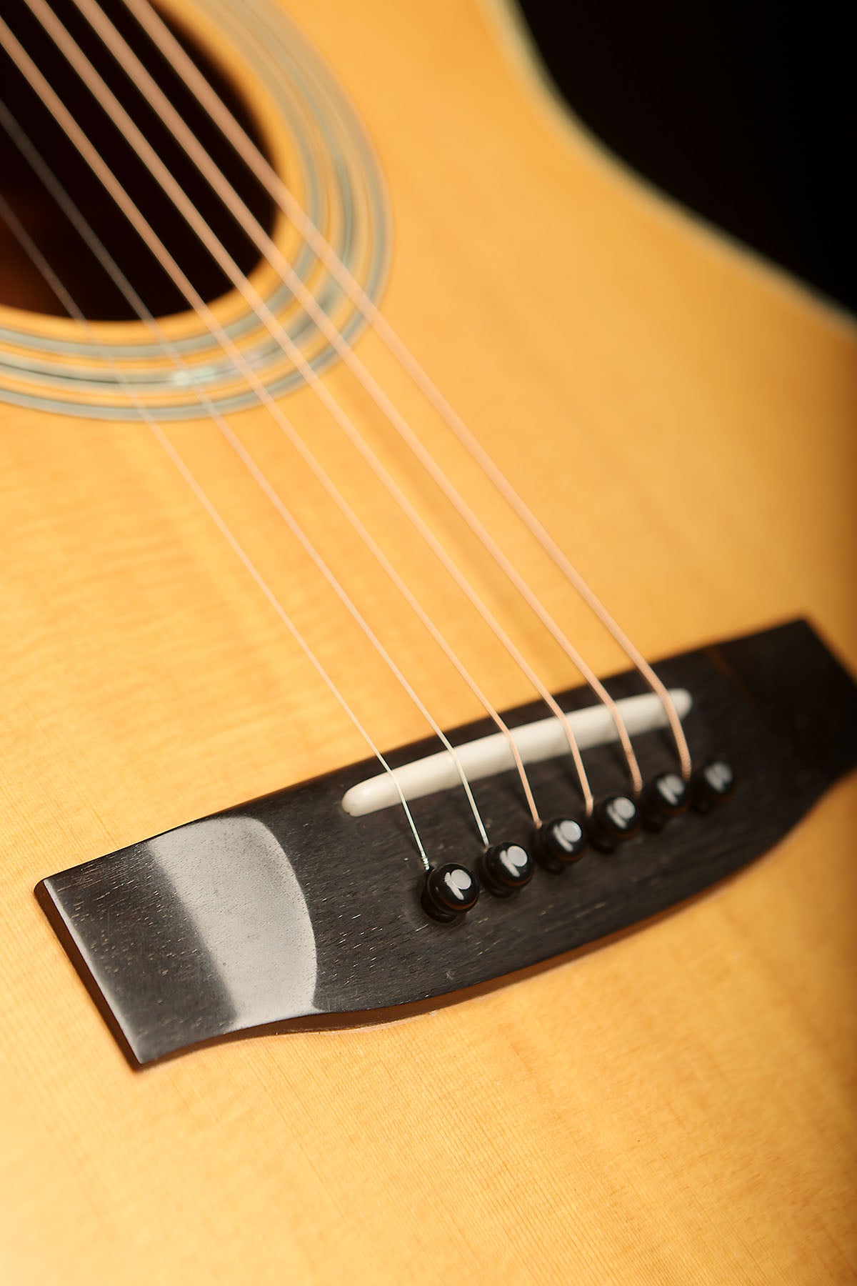 Woodtone Barry Kerr 000 Custom Left-Handed 'AAA Spruce / Fiddleback Blackwood' Preowned 1993