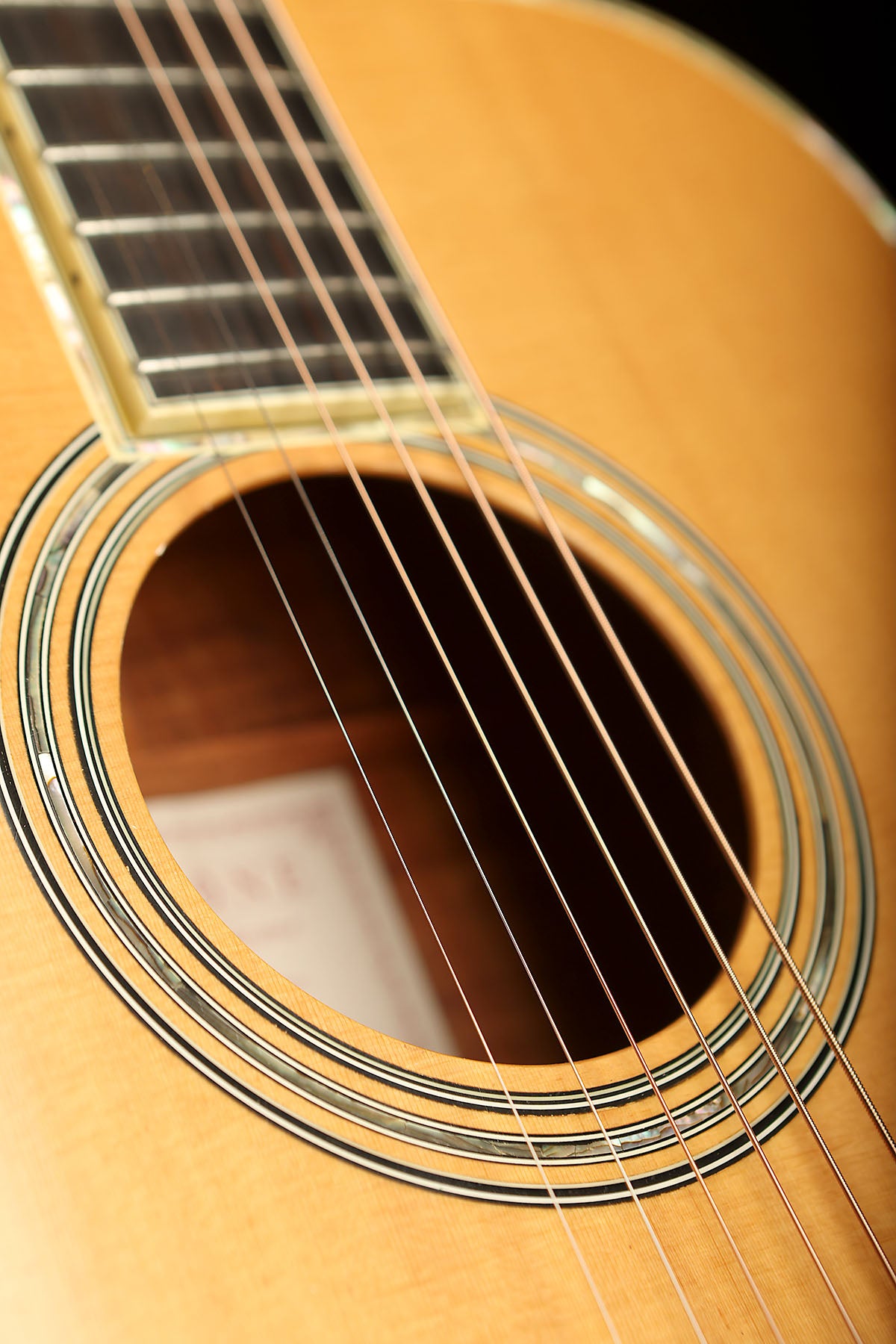 Woodtone Barry Kerr 000 Custom Left-Handed 'AAA Spruce / Fiddleback Blackwood' Preowned 1993