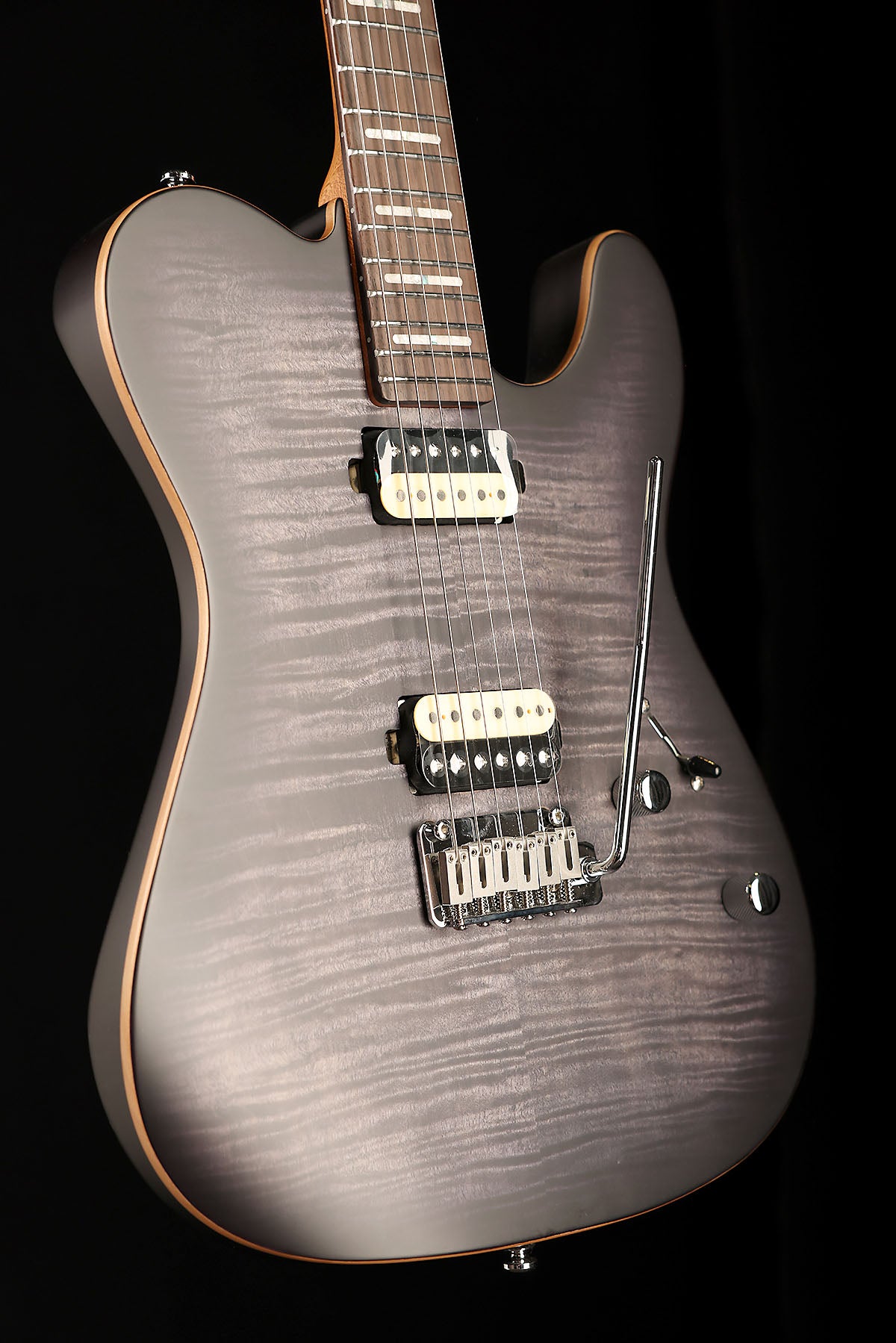 Sire T7 FM 'Trans Black Flame Top' Larry Carlton Signature Electric Guitar