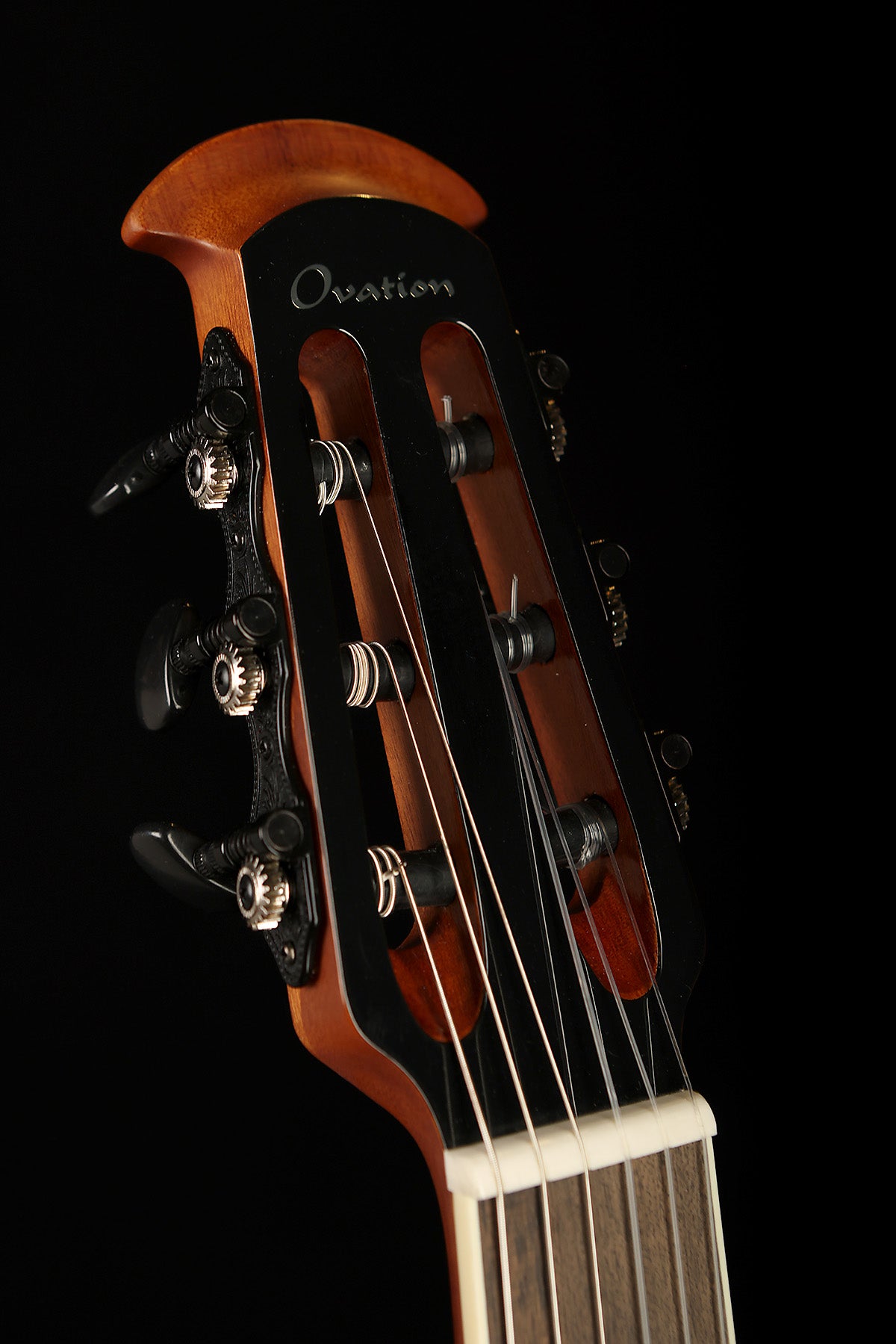 Ovation Celebrity Traditional CS24C &#39;Black&#39; Classical Electric Guitar - Acoustic Centre Music Store, Melbourne Australia