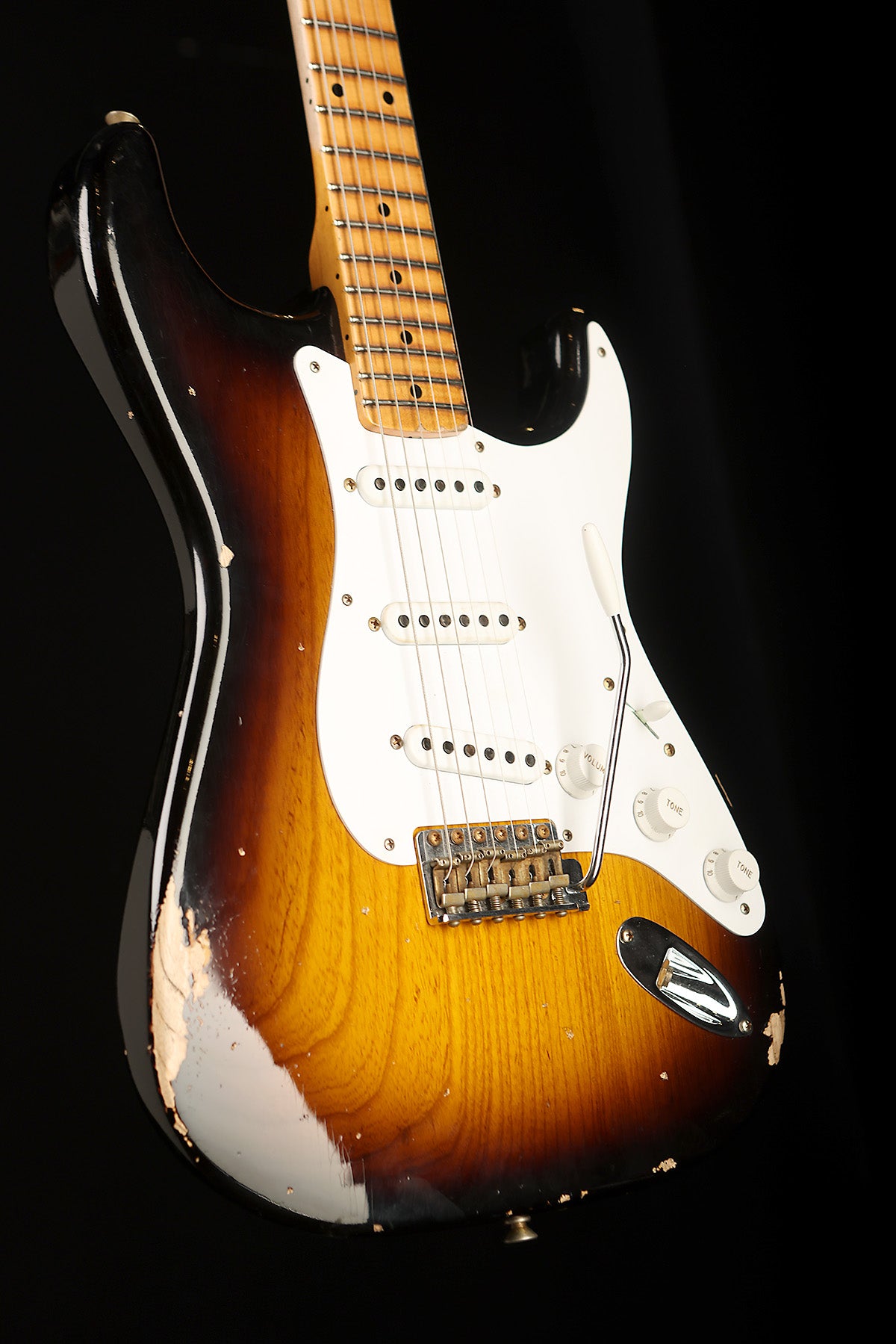 Fender Custom Shop Limited Edition 70th Anniversary 1954 Stratocaster Relic &#39;Wide-Fade 2-Color Sunburst&#39; Preowned 2024 - Acoustic Centre Music Store, Melbourne Australia