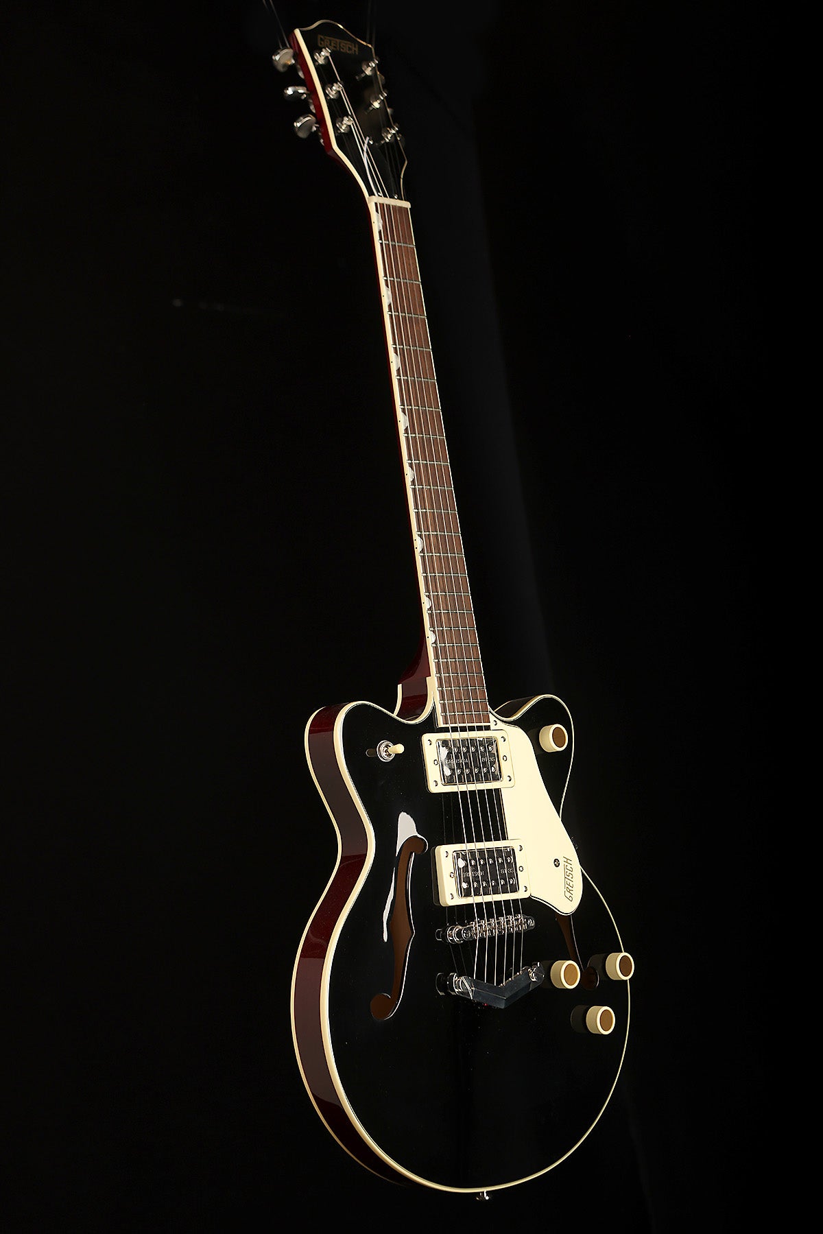 Gretsch G2655 Streamliner Center Block Jr. with V-Stoptail &#39;Black&#39; Electric Guitar - Acoustic Centre Music Store, Melbourne Australia