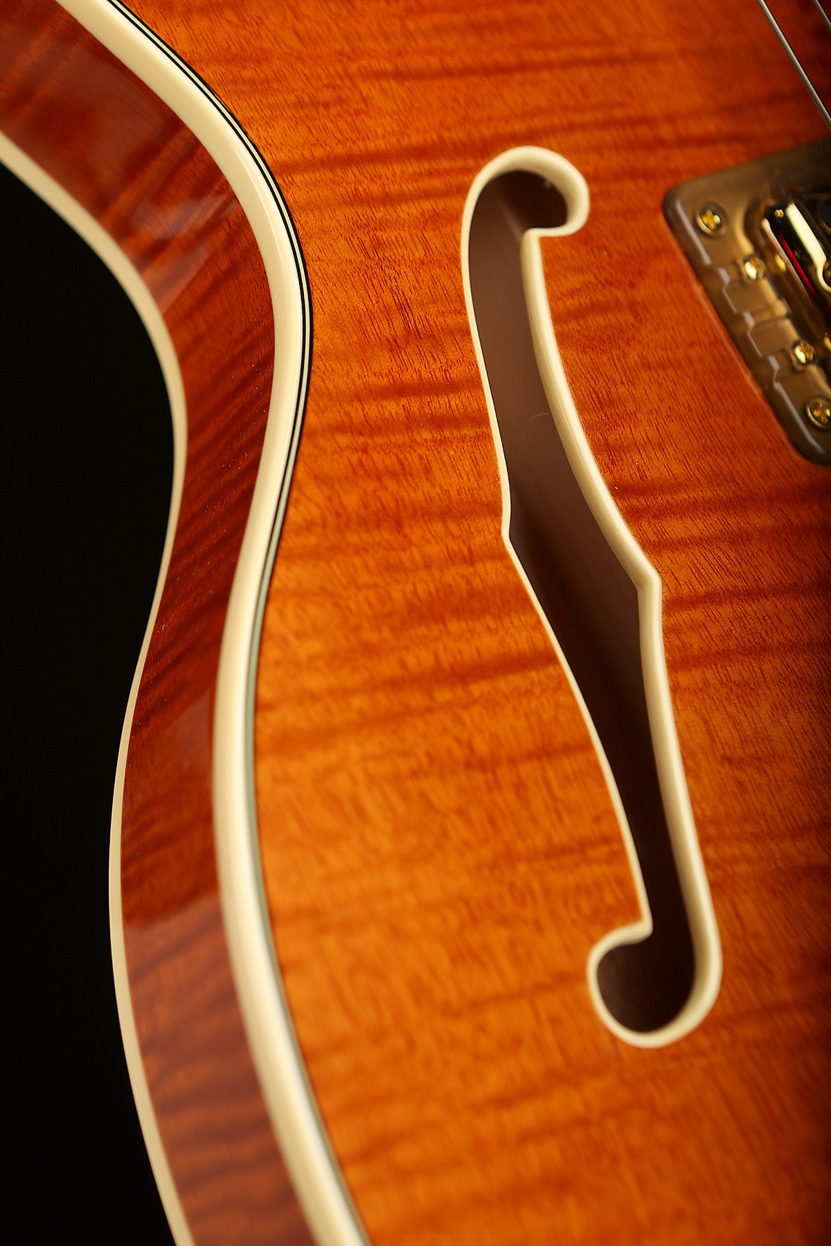 Gretsch Electromatic LTD Flame Okoume Broadkaster Jr. Single-Cut with Bigsby &#39;Roundup Orange&#39; Electric Guitar - Acoustic Centre Music Store, Melbourne Australia