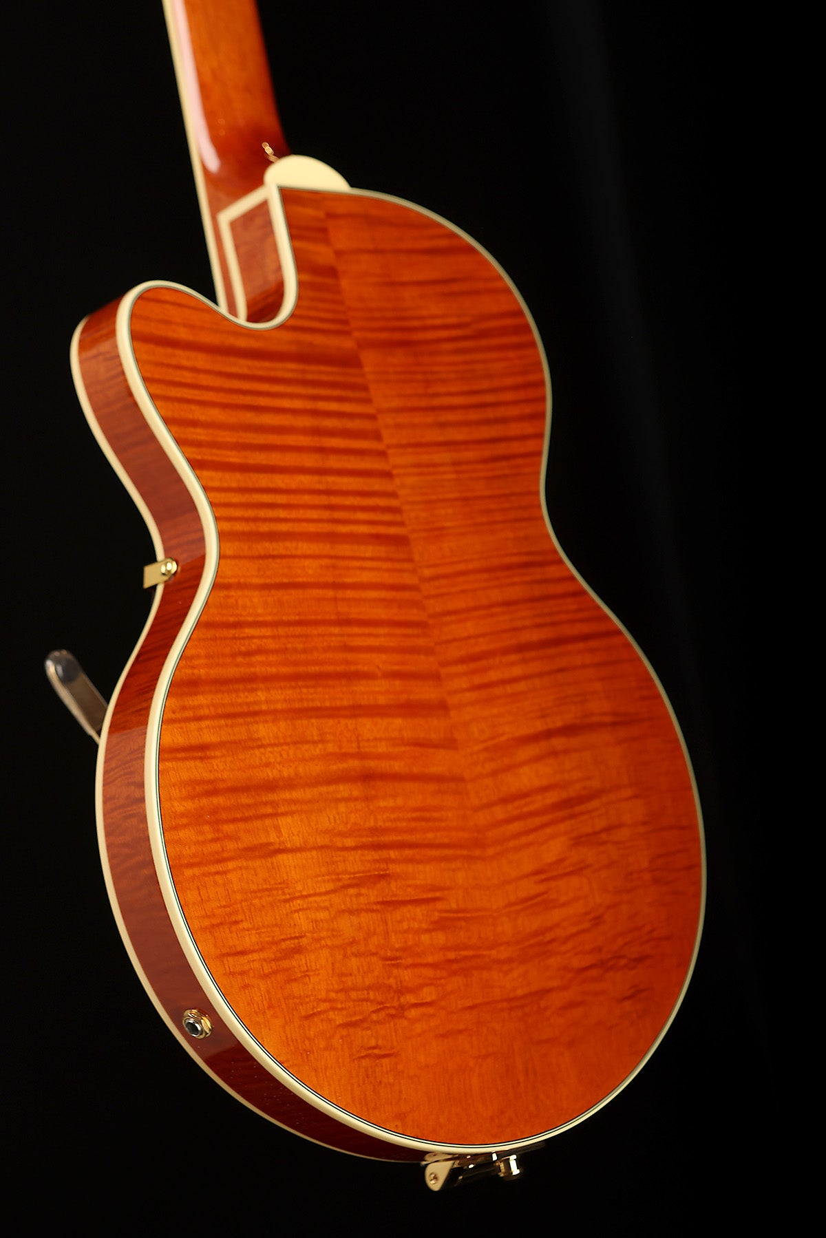 Gretsch Electromatic LTD Flame Okoume Broadkaster Jr. Single-Cut with Bigsby &#39;Roundup Orange&#39; Electric Guitar - Acoustic Centre Music Store, Melbourne Australia