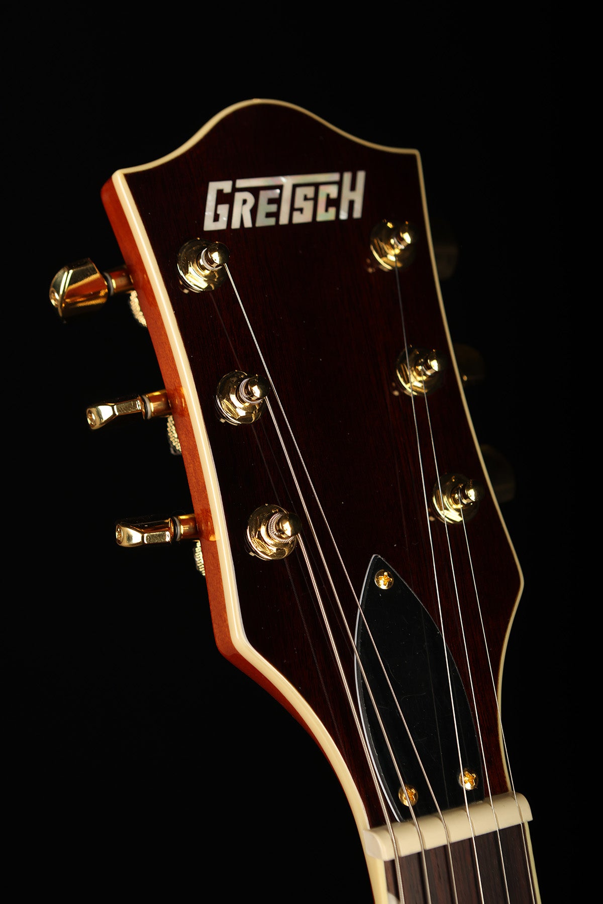 Gretsch Electromatic LTD Flame Okoume Broadkaster Jr. Single-Cut with Bigsby &#39;Roundup Orange&#39; Electric Guitar - Acoustic Centre Music Store, Melbourne Australia