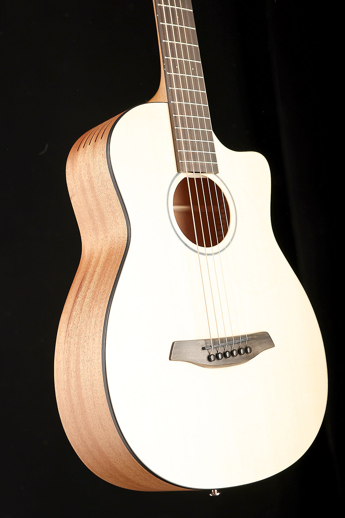 Furch Pioneer-EM a 'Engelmann Spruce / African Mahogany' Travel Acoustic Guitar - Acoustic Centre Music Store, Melbourne Australia