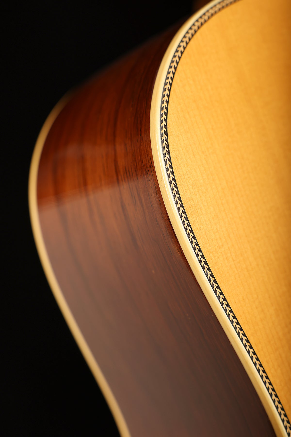 Pre-War Herringbone Dreadnought 'Adirondack Spruce / Brazilian Rosewood' Level One Distressed Preowned 2024 - Acoustic Centre Music Store, Melbourne Australia