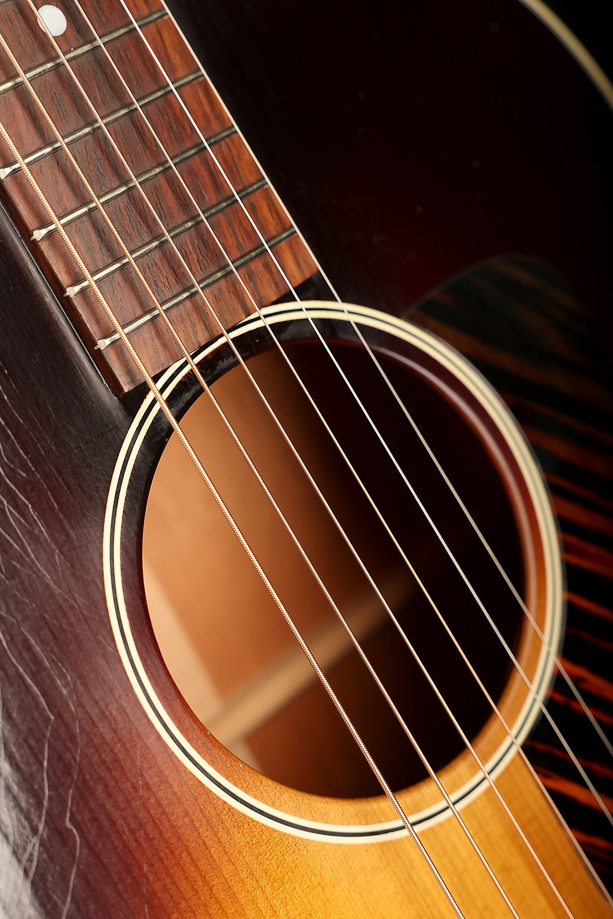 Gibson Murphy Lab 1936 J-35 ‘Vintage Sunburst’ Ultra Light Aged Preowned 2024 - Acoustic Centre Music Store, Melbourne Australia