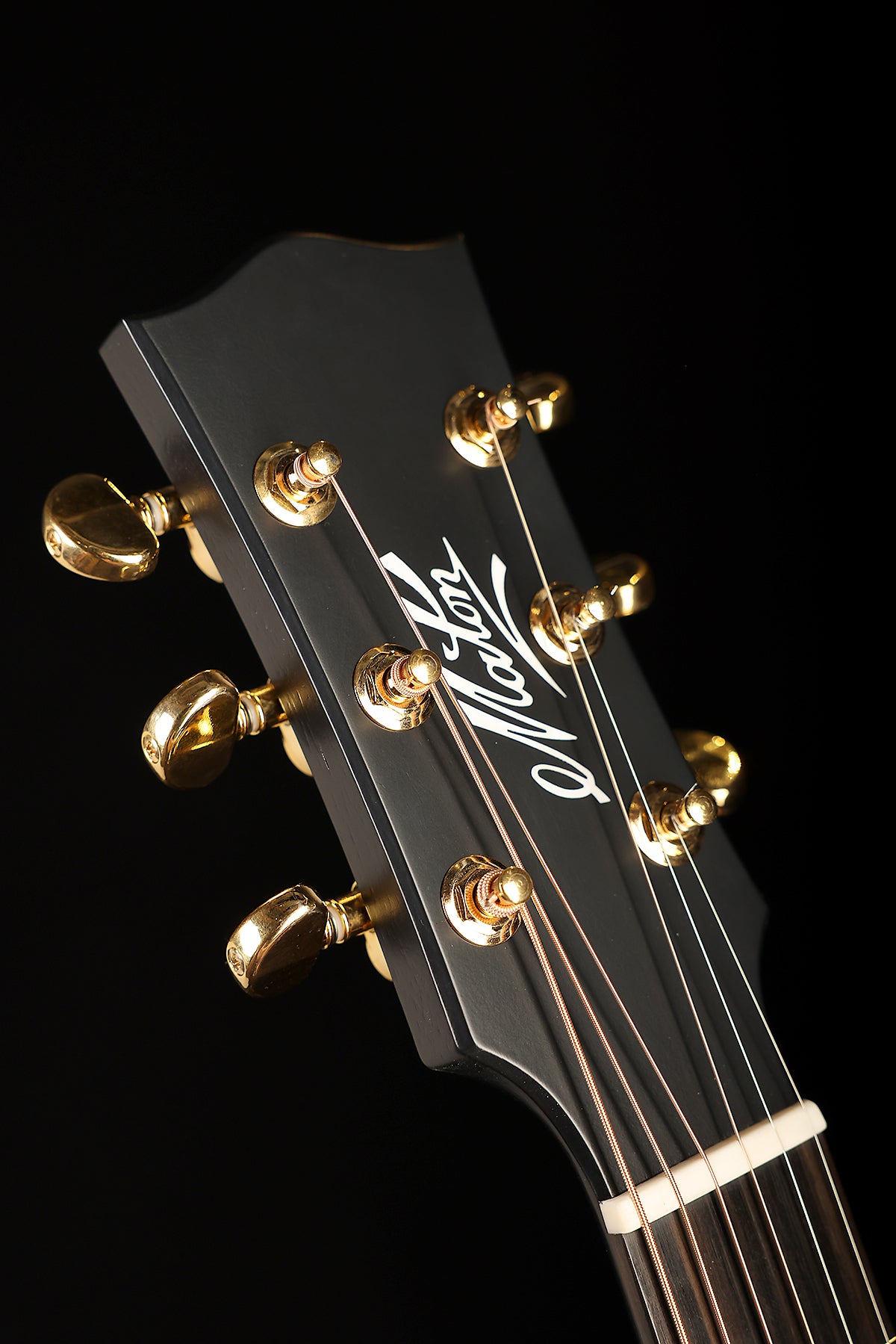 Maton Troubadour Traditional Deep Body Custom 'Satin Black' Acoustic Electric Guitar - Acoustic Centre Music Store, Melbourne Australia