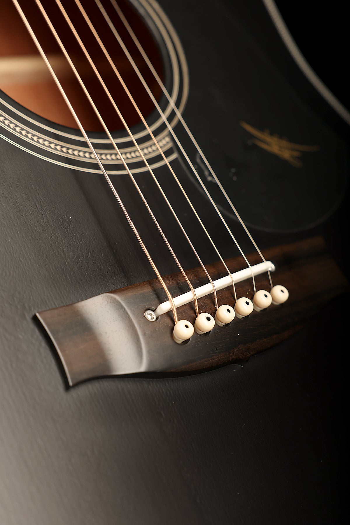 Maton Troubadour Dreadnought Custom 'Satin Black' Acoustic Electric Guitar - Acoustic Centre Music Store, Melbourne Australia