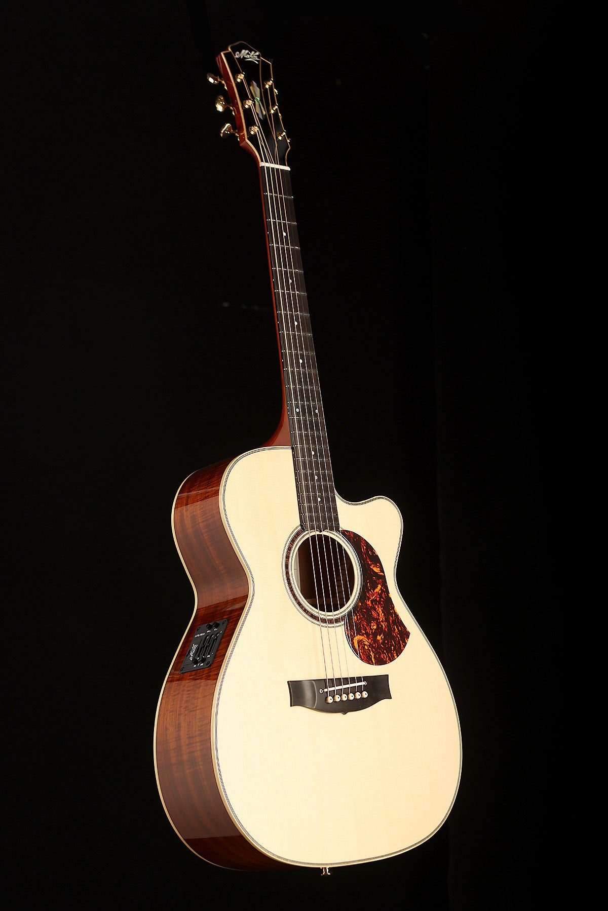 Maton Master Built L.E. May &#39;European Spruce / Fiddleback Victorian Blackwood&#39; Acoustic Electric Guitar - Acoustic Centre Music Store, Melbourne Australia