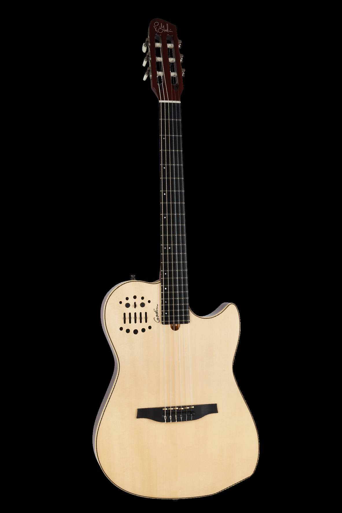Godin Multiac Nylon String ‘Natural’ High Gloss Classical Electric Guitar