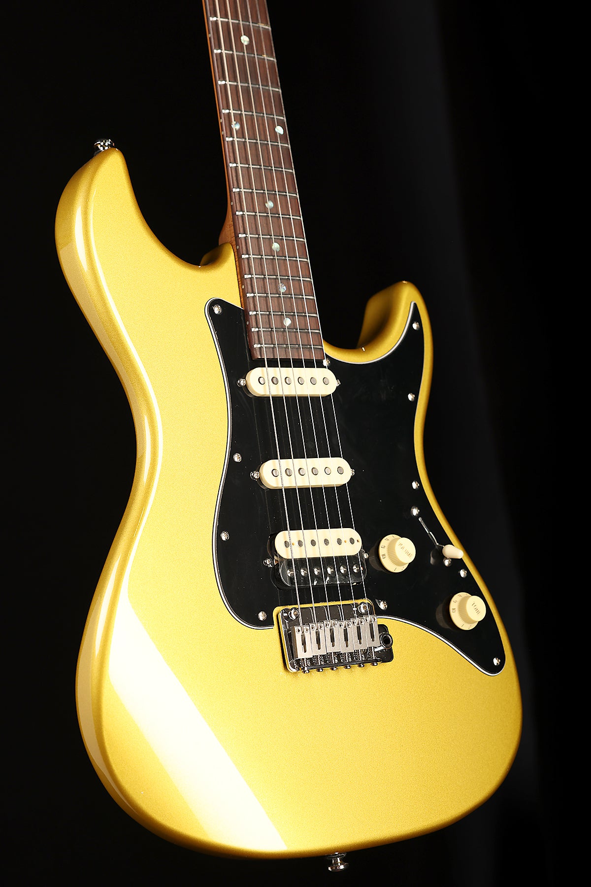 Sire S7 HSS New Gen 'Metallic Gold' Larry Carlton Signature Electric Guitar - Acoustic Centre Music Store, Melbourne Australia