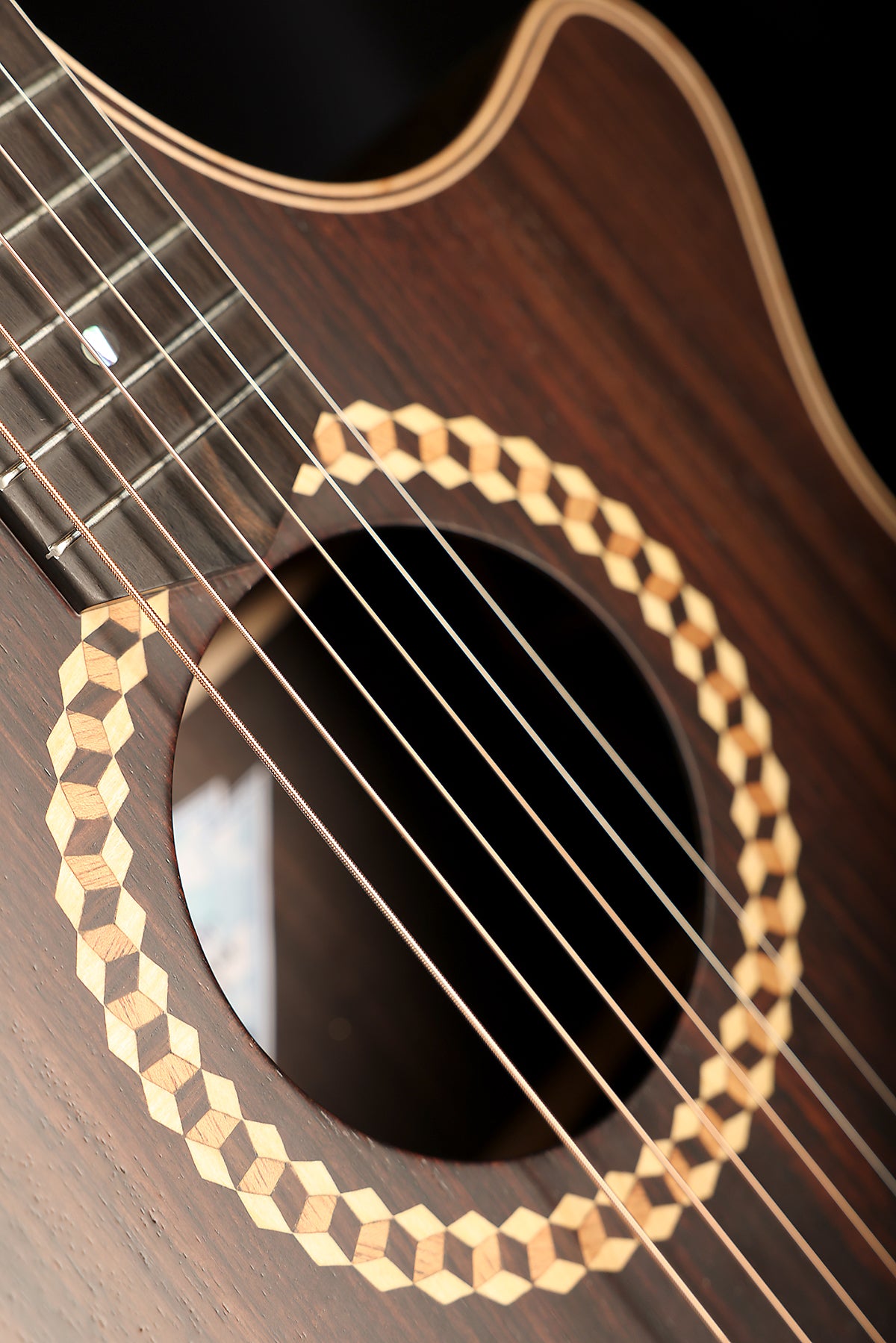 Cole Clark Recording 'All Rosewood' Acoustic Electric Guitar - Acoustic Centre Music Store, Melbourne Australia