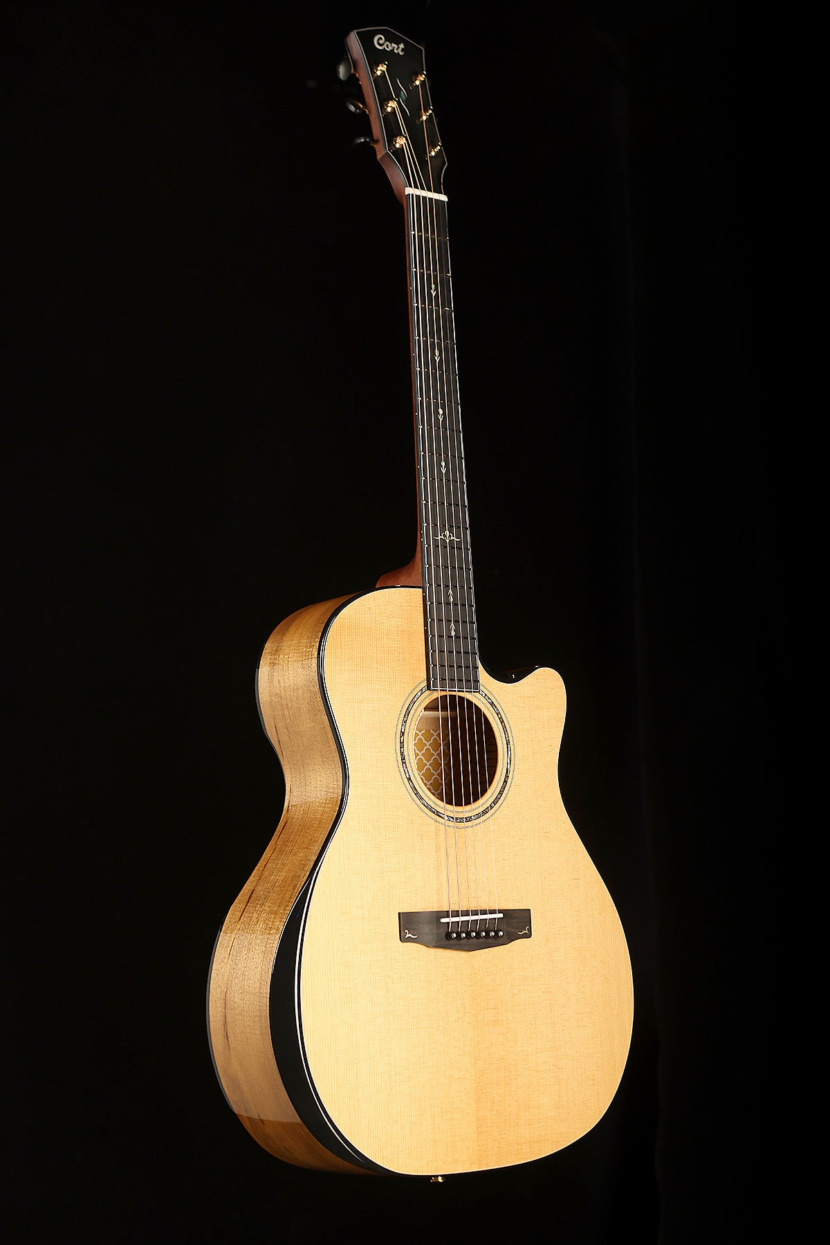 Cort Gold Edge Limited Edition &#39;Gloss Natural&#39; Acoustic Electric Guitar - Acoustic Centre Music Store, Melbourne Australia