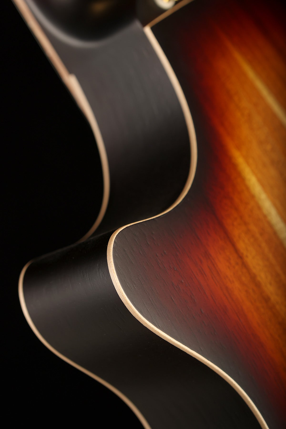 Cole Clark CCTL2EC-BLBL-HH True Hybrid Thinline 'All Blackwood Sunburst' HH Acoustic Electric Guitar - Acoustic Centre Music Store, Melbourne Australia