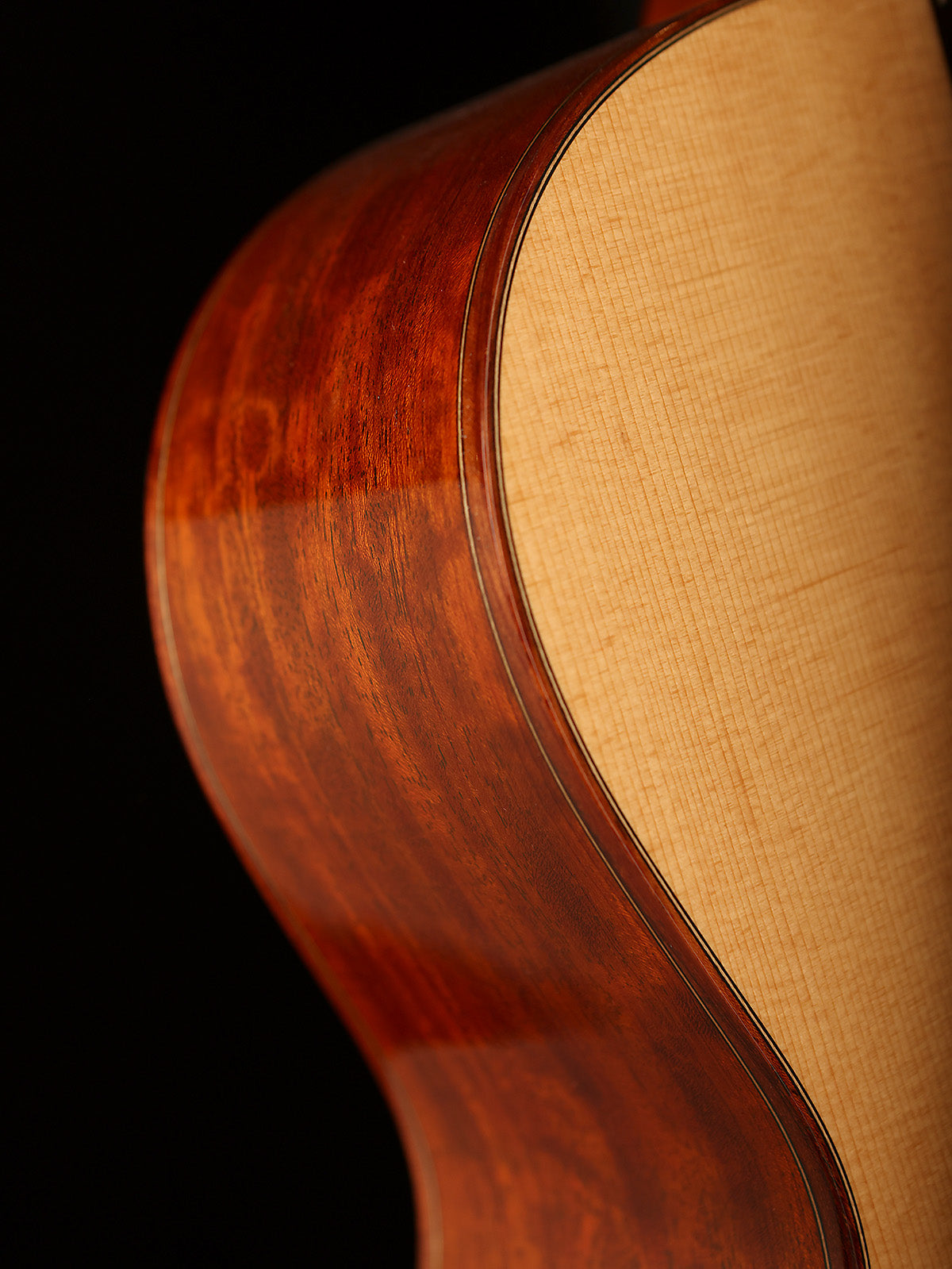 Santa Cruz OM Custom &#39;Sitka Spruce / Bubinga&#39; Acoustic Guitar - Acoustic Centre Music Store, Melbourne Australia