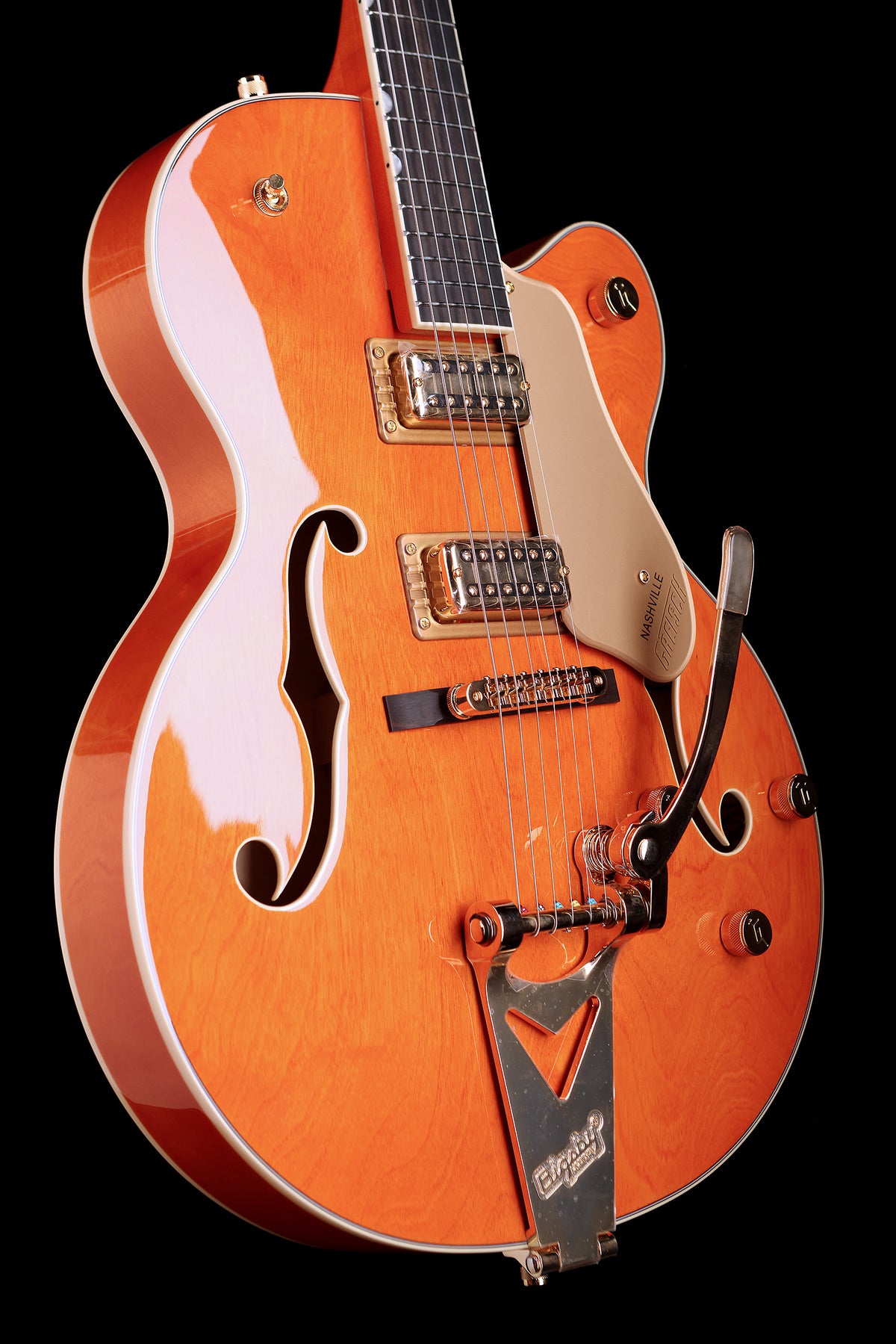 Gretsch Synchromatic Nashville Single-Cut with Bigsby &#39;50’s Orange Stain&#39; Electric Guitar - Acoustic Centre Music Store, Melbourne Australia
