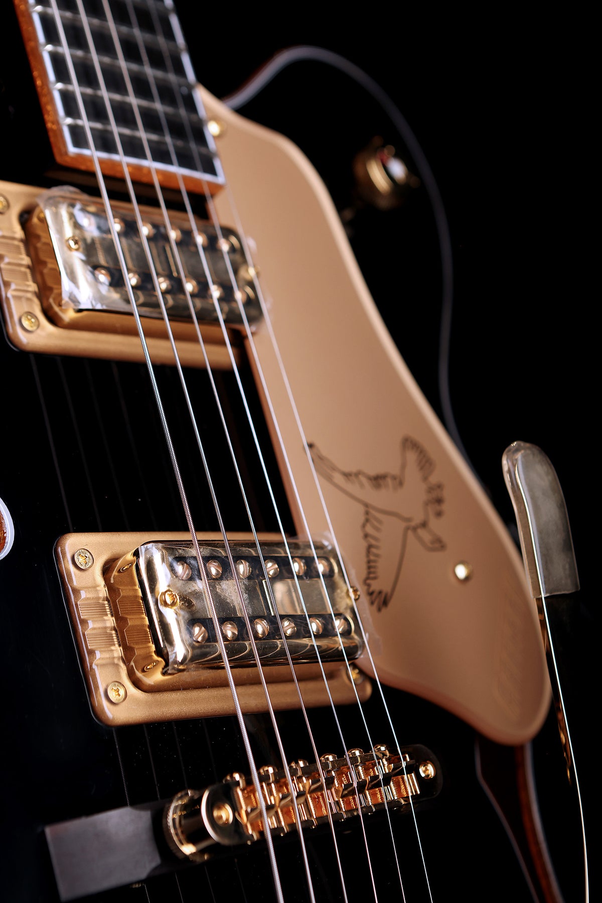 Gretsch Synchromatic Falcon Single-Cut with Bigsby &#39;Black&#39; Electric Guitar - Acoustic Centre Music Store, Melbourne Australia