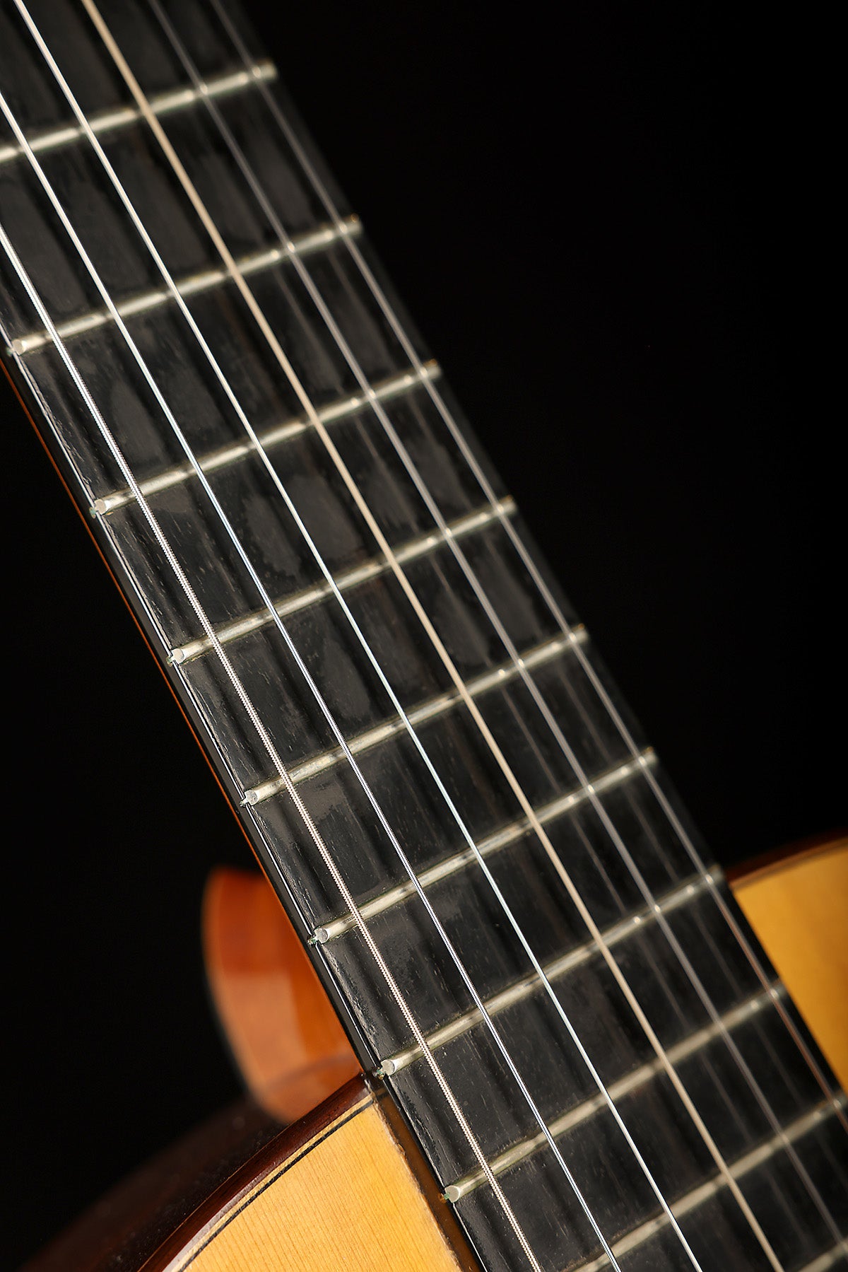 Lester Devoe 1997 Negra Flamenco in case - Acoustic Centre Music Store, Melbourne Australia