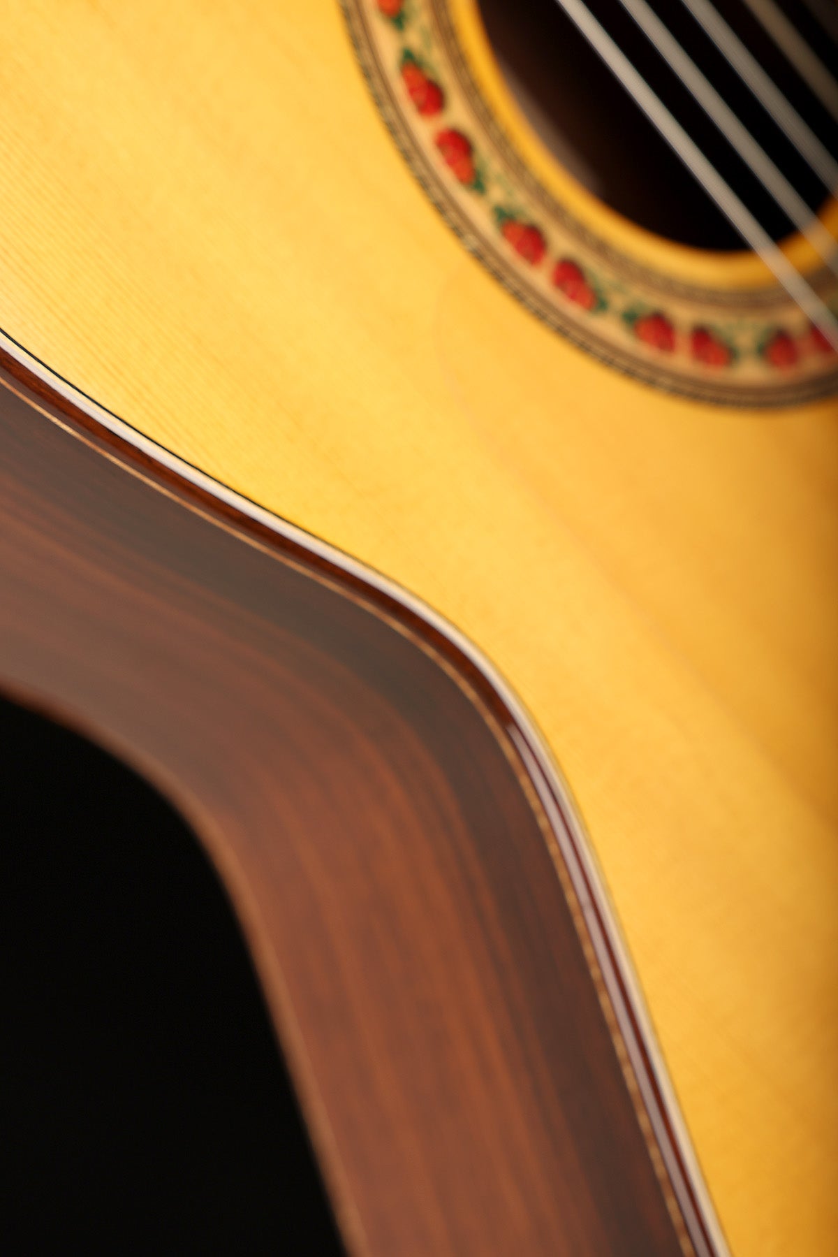 Lester Devoe 1997 Negra Flamenco in case - Acoustic Centre Music Store, Melbourne Australia