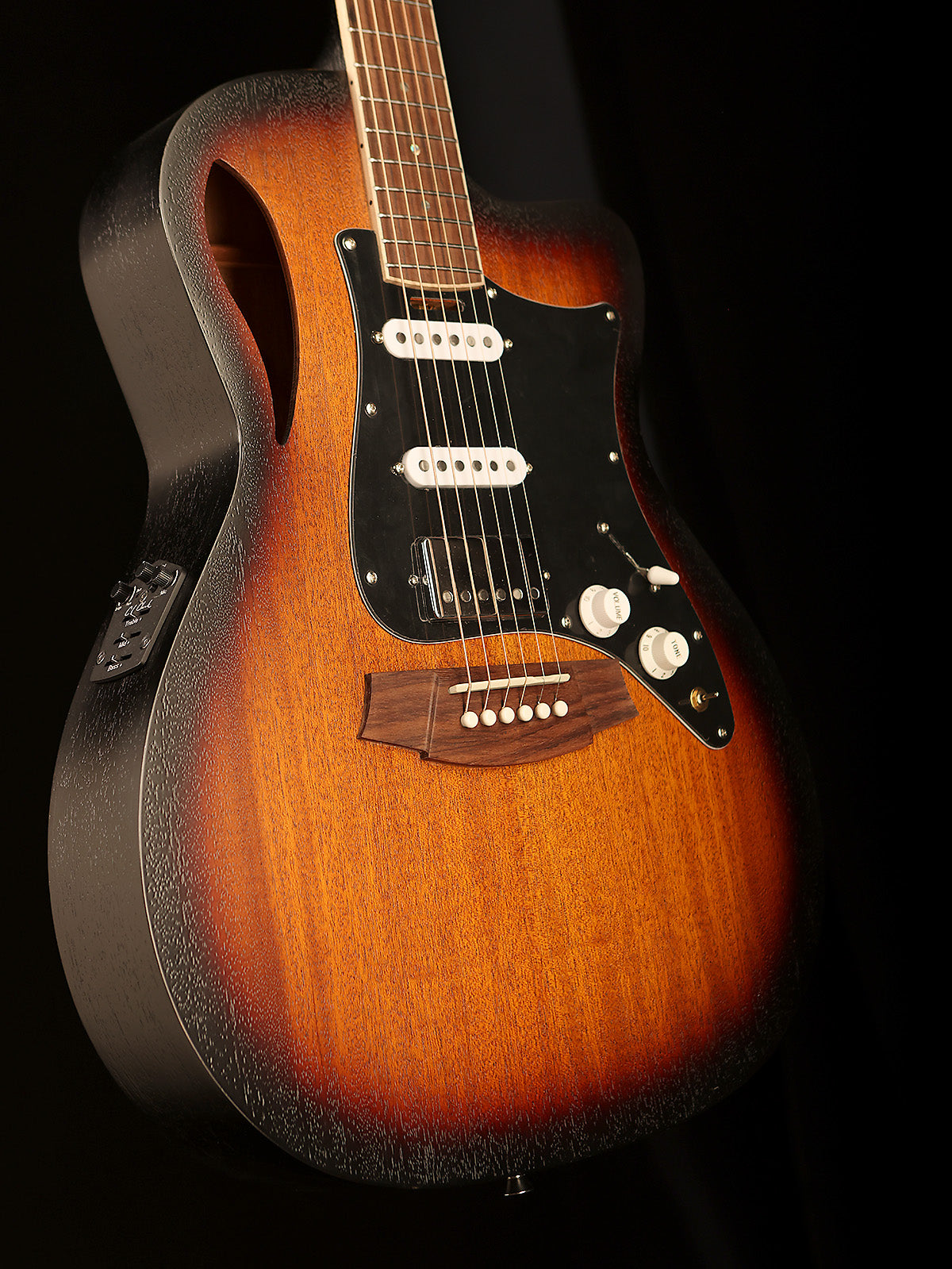 Cole Clark Studio TL1EC &#39;All Mahogany Sunburst&#39; HSS Hybrid Guitar - Acoustic Centre Music Store, Melbourne Australia