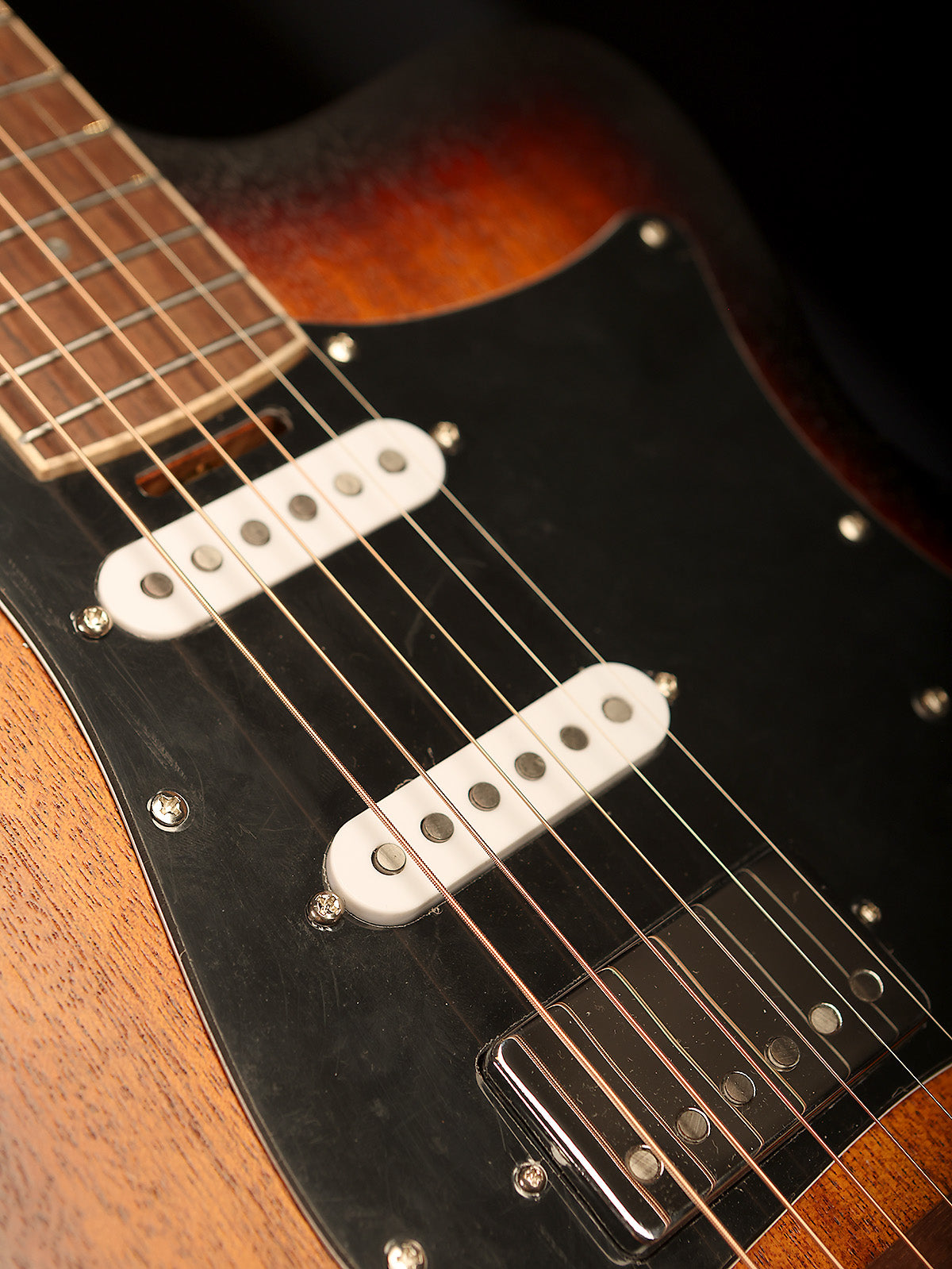 Cole Clark Studio TL1EC &#39;All Mahogany Sunburst&#39; HSS Hybrid Guitar - Acoustic Centre Music Store, Melbourne Australia