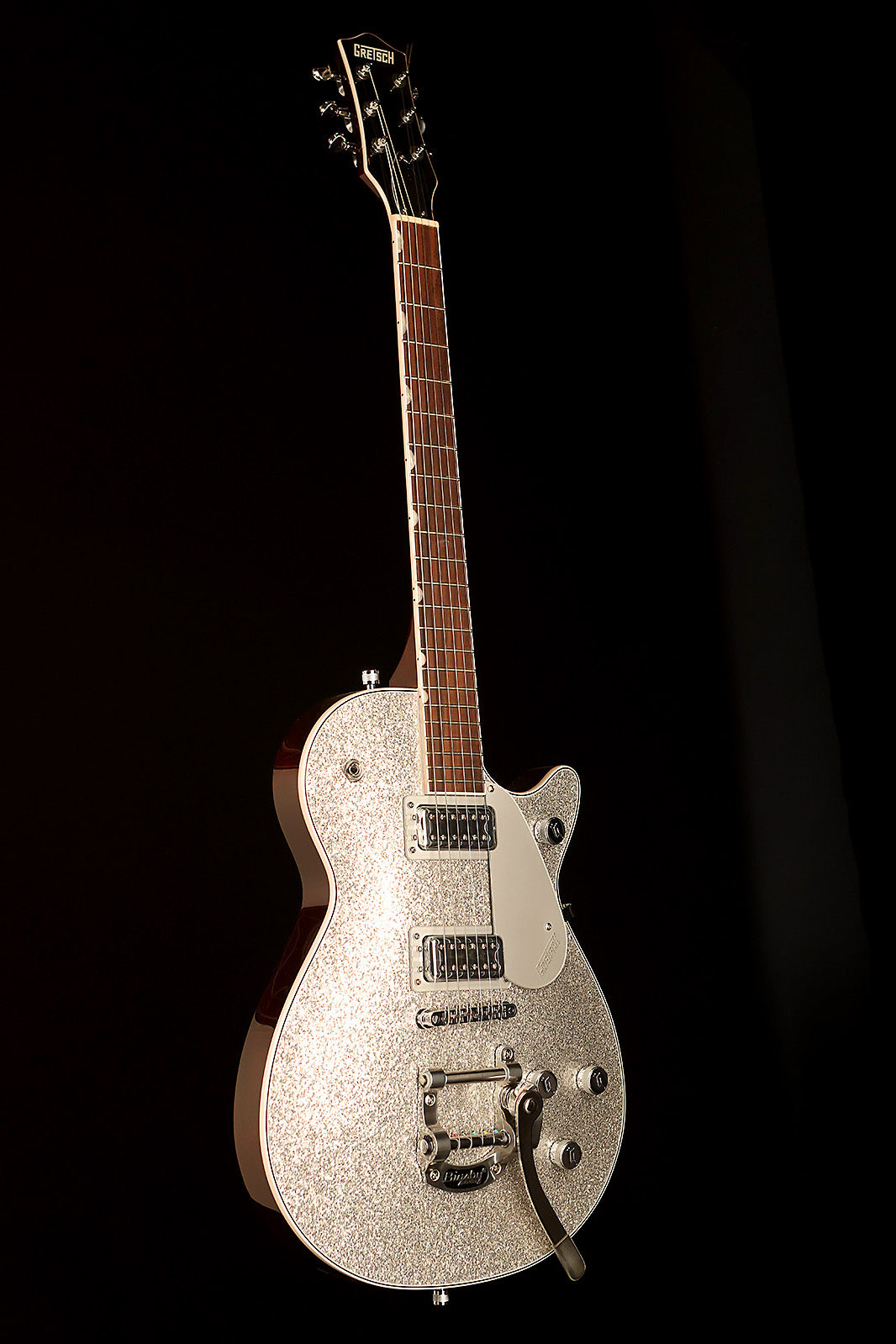 Gretsch G5230T Electromatic Sparkle Jet FT Single-Cut with Bigsby &#39;Silver Sparkle&#39; Electric Guitar - Acoustic Centre Music Store, Melbourne Australia