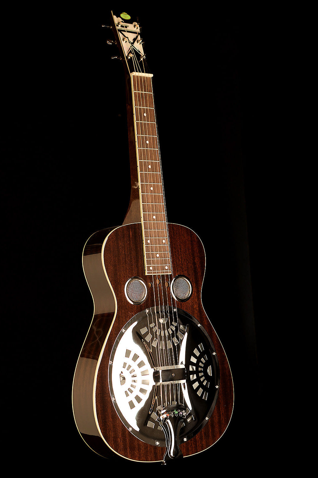 Regal RD-52 &#39;Black Lightning&#39; Squareneck Resonator Guitar - Acoustic Centre Music Store, Melbourne Australia