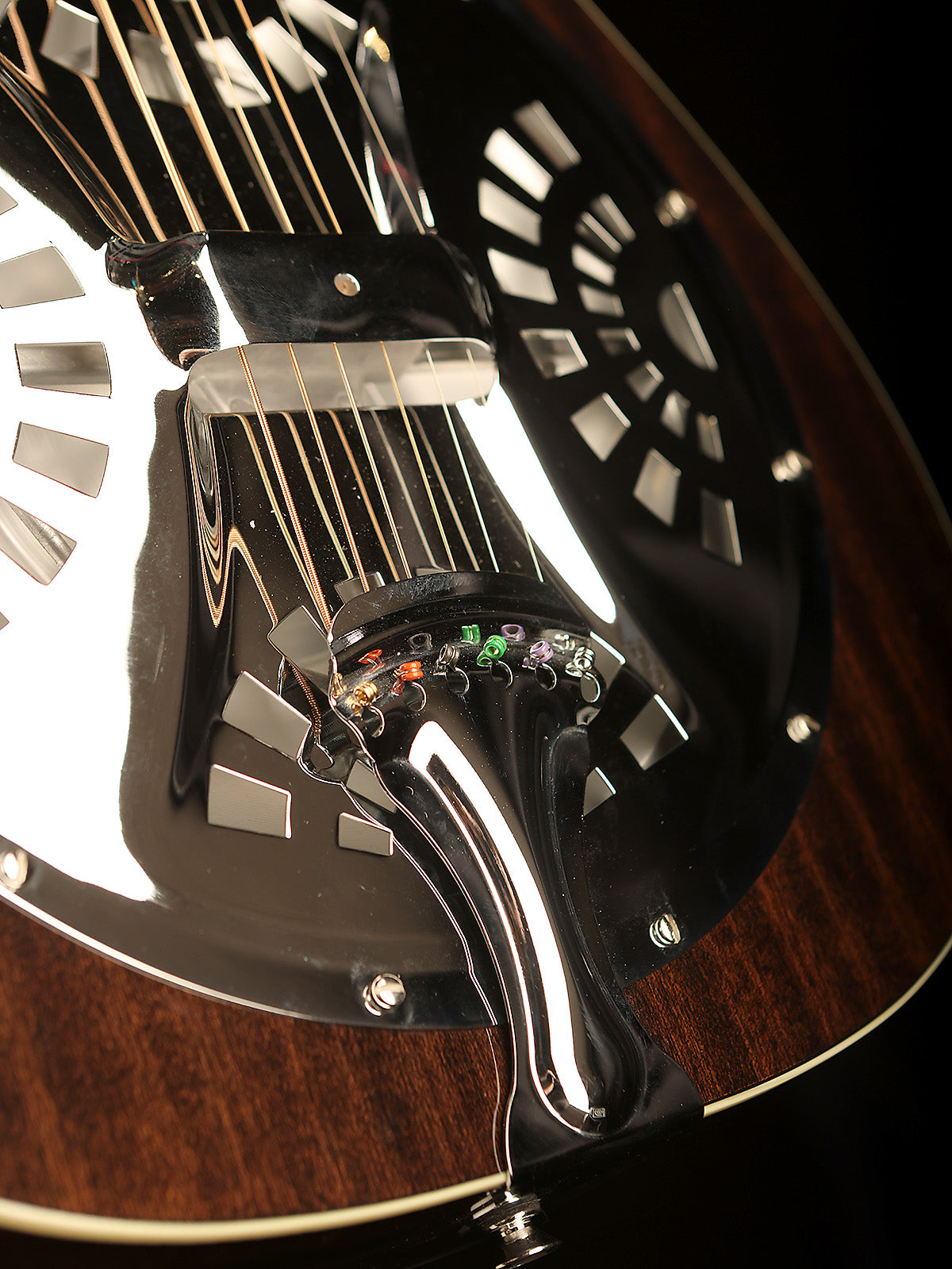 Regal RD-52 &#39;Black Lightning&#39; Squareneck Resonator Guitar - Acoustic Centre Music Store, Melbourne Australia