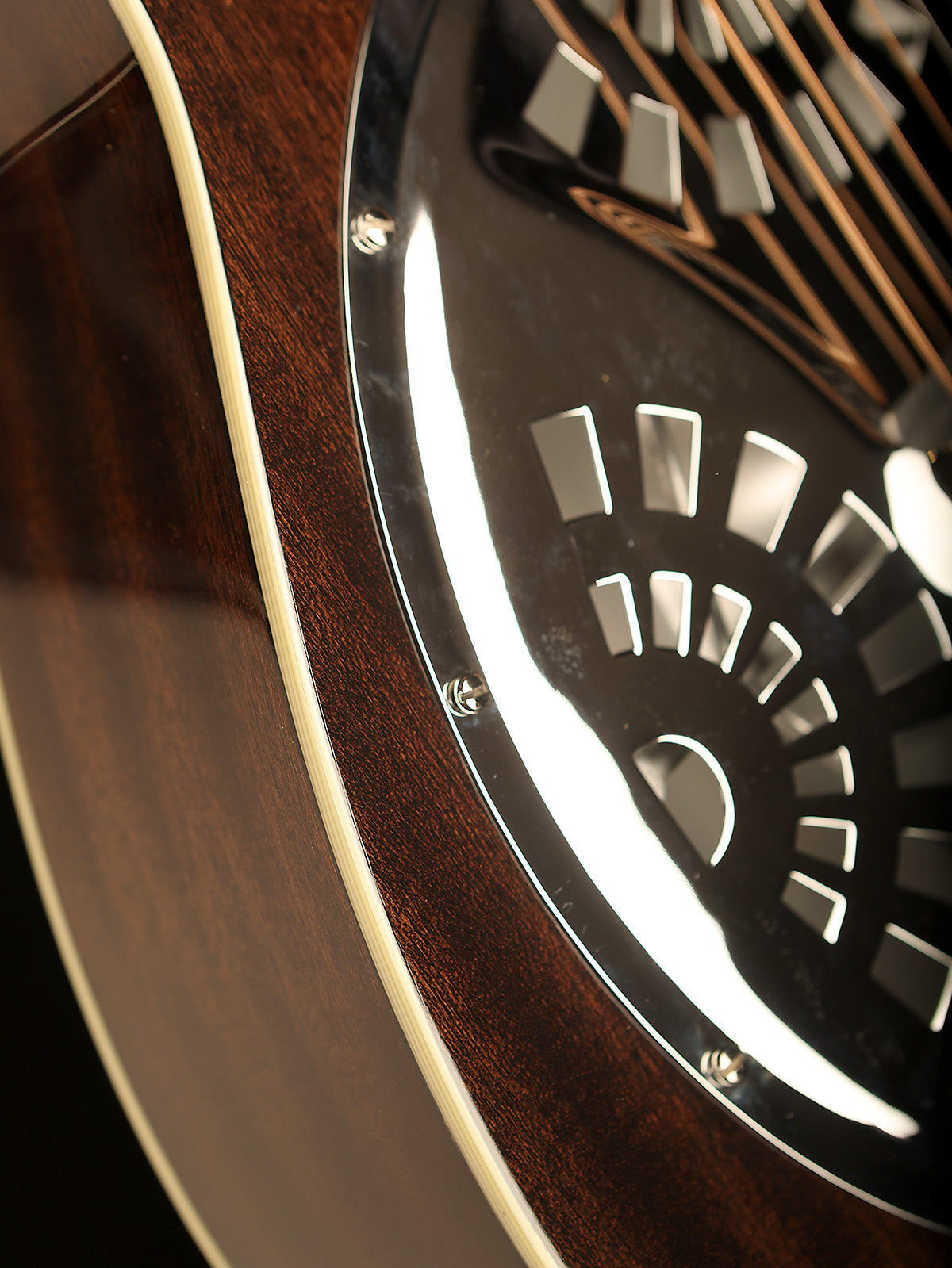 Regal RD-52 &#39;Black Lightning&#39; Squareneck Resonator Guitar - Acoustic Centre Music Store, Melbourne Australia