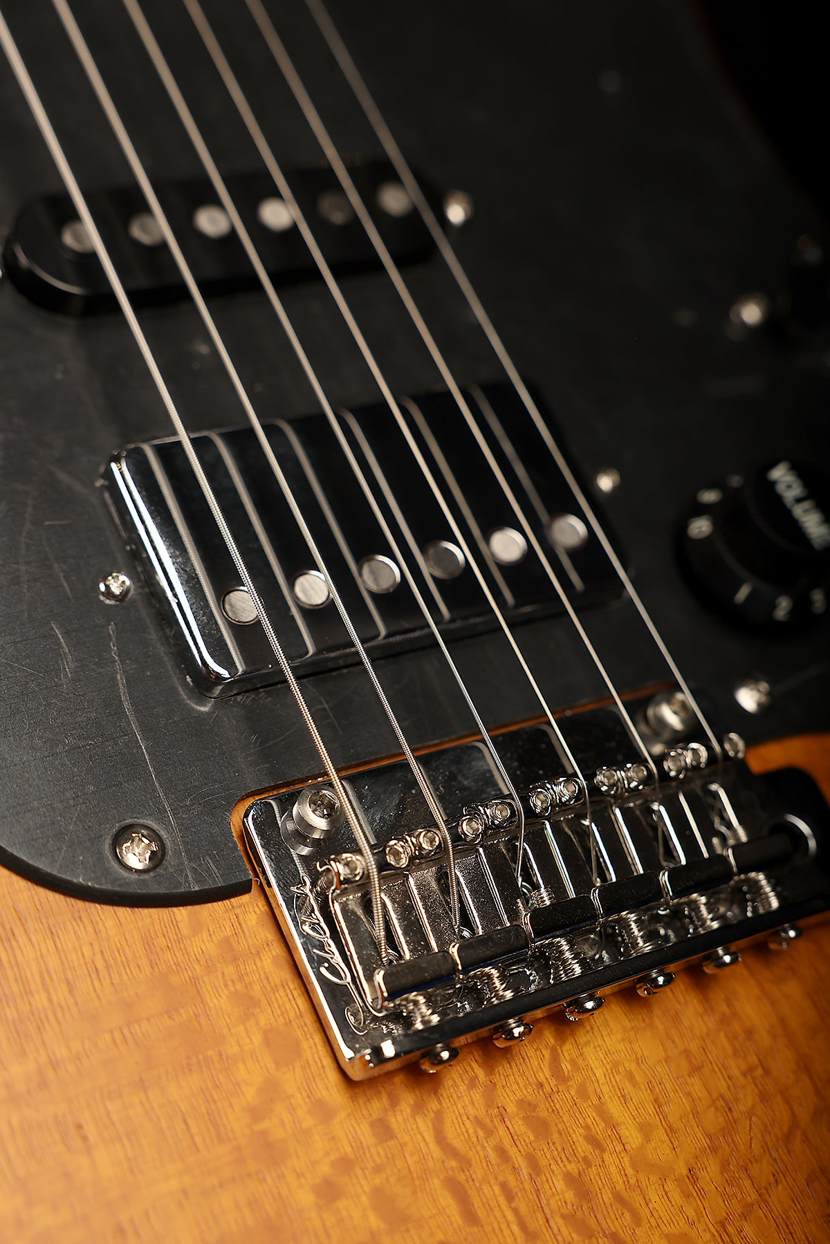 Cole Clark Hollow Baby HSS 'Blackwood Sunburst' Electric Guitar