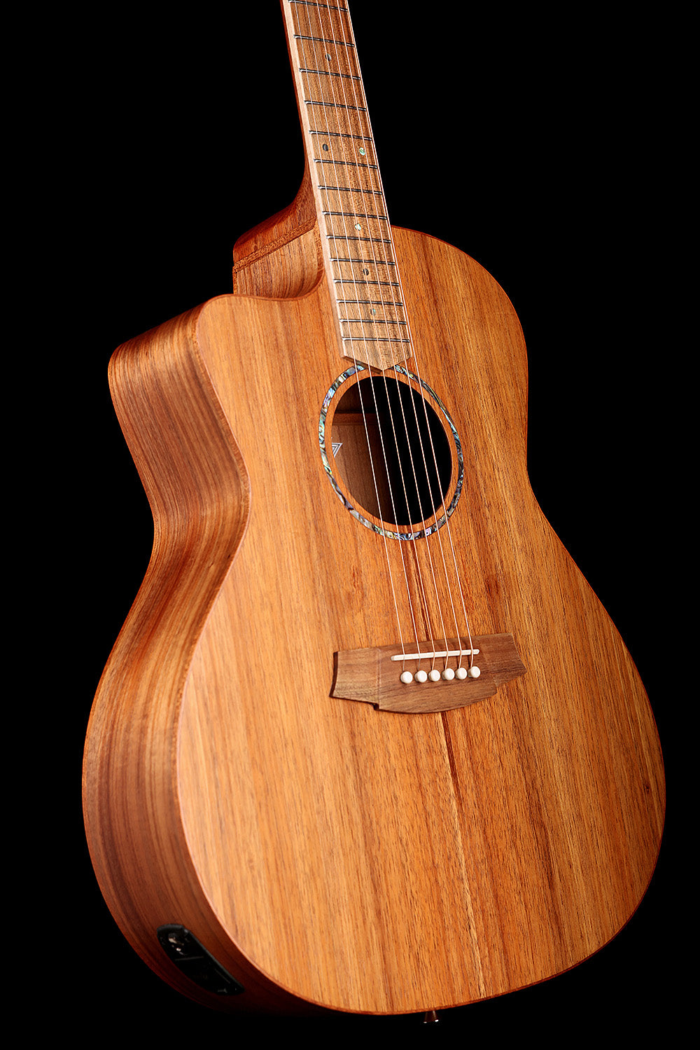 Cole Clark SAN1EC-LH-BLBL Left-Handed 'Blackwood / Blackwood' Acoustic Electric Guitar