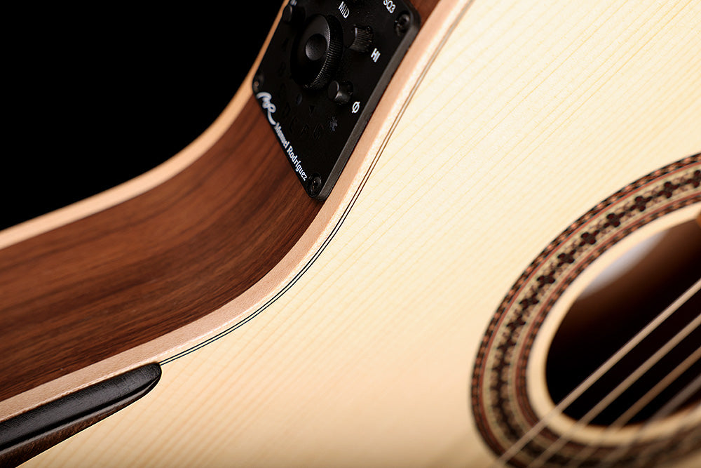 Manuel Rodriguez Ecologia Samba Plano Electric Classical Guitar