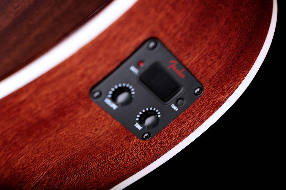 Fender California Standard Monterey™ E ‘Natural Sapele’ Acoustic Electric Guitar - Acoustic Centre Music Store, Melbourne Australia