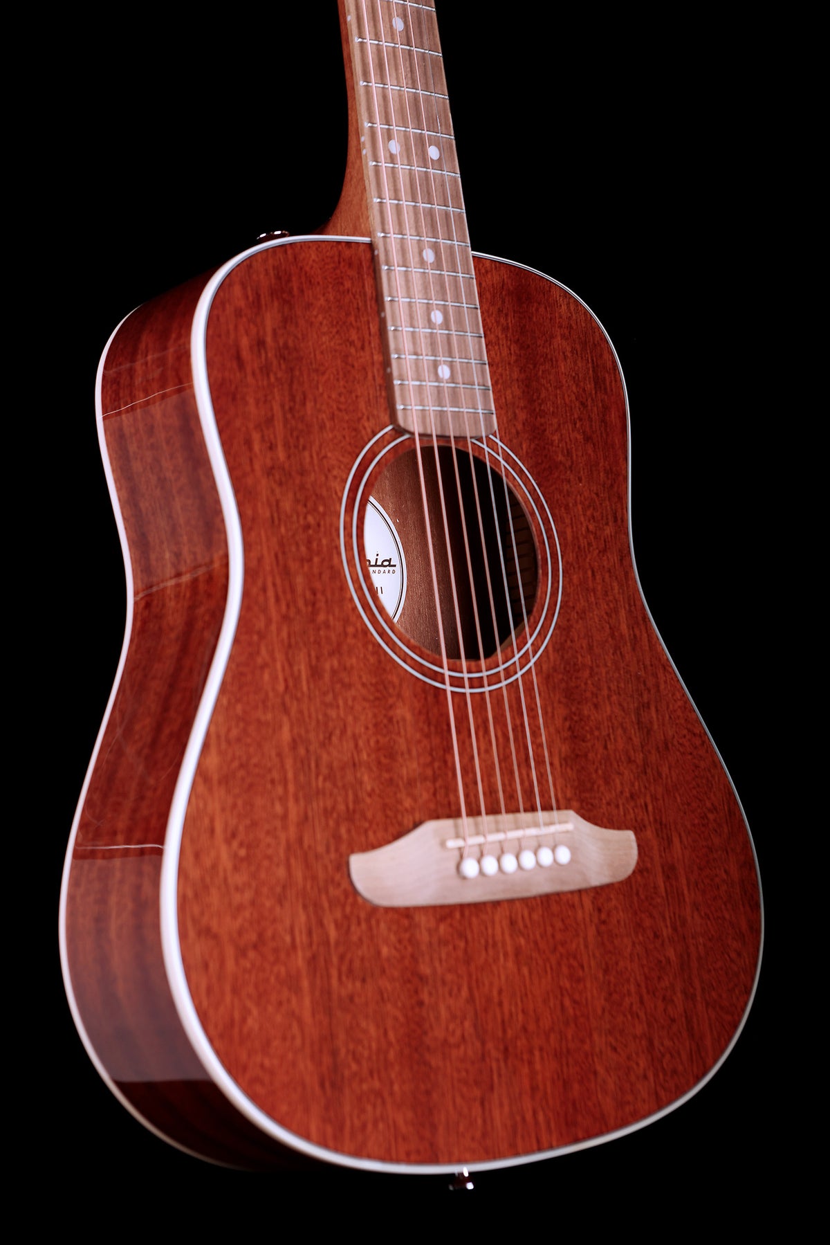Fender California Standard Redondo Mini ‘Natural Sapele’ Acoustic Guitar with Gig Bag - Acoustic Centre Music Store, Melbourne Australia