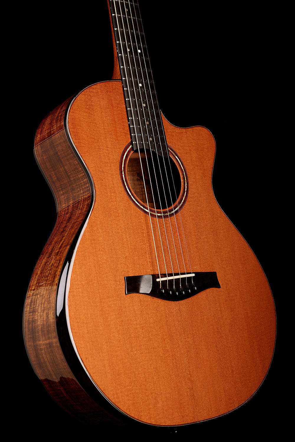 David Worthy Talisman 'Lucky Strike Redwood / Figured Australian Blackwood' Preowned 2019