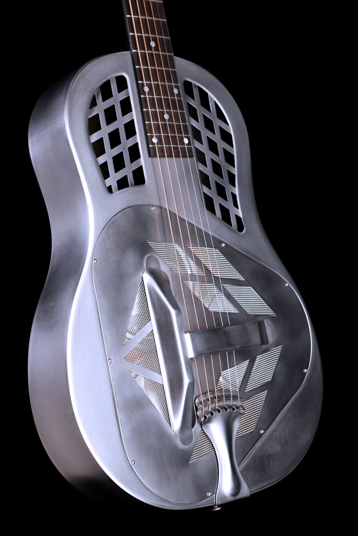 National Reso-Phonic Raw Series Tricone Steel Resonator Guitar - Acoustic Centre Music Store, Melbourne Australia