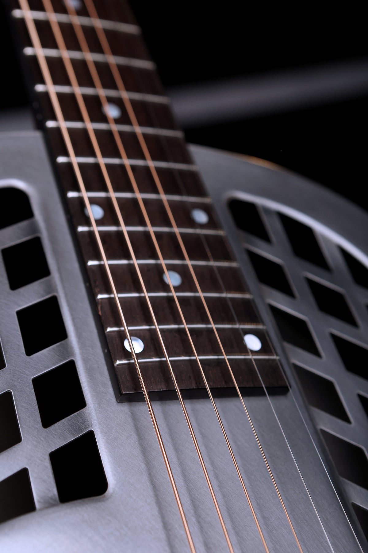 National Reso-Phonic Raw Series Tricone Steel Resonator Guitar - Acoustic Centre Music Store, Melbourne Australia