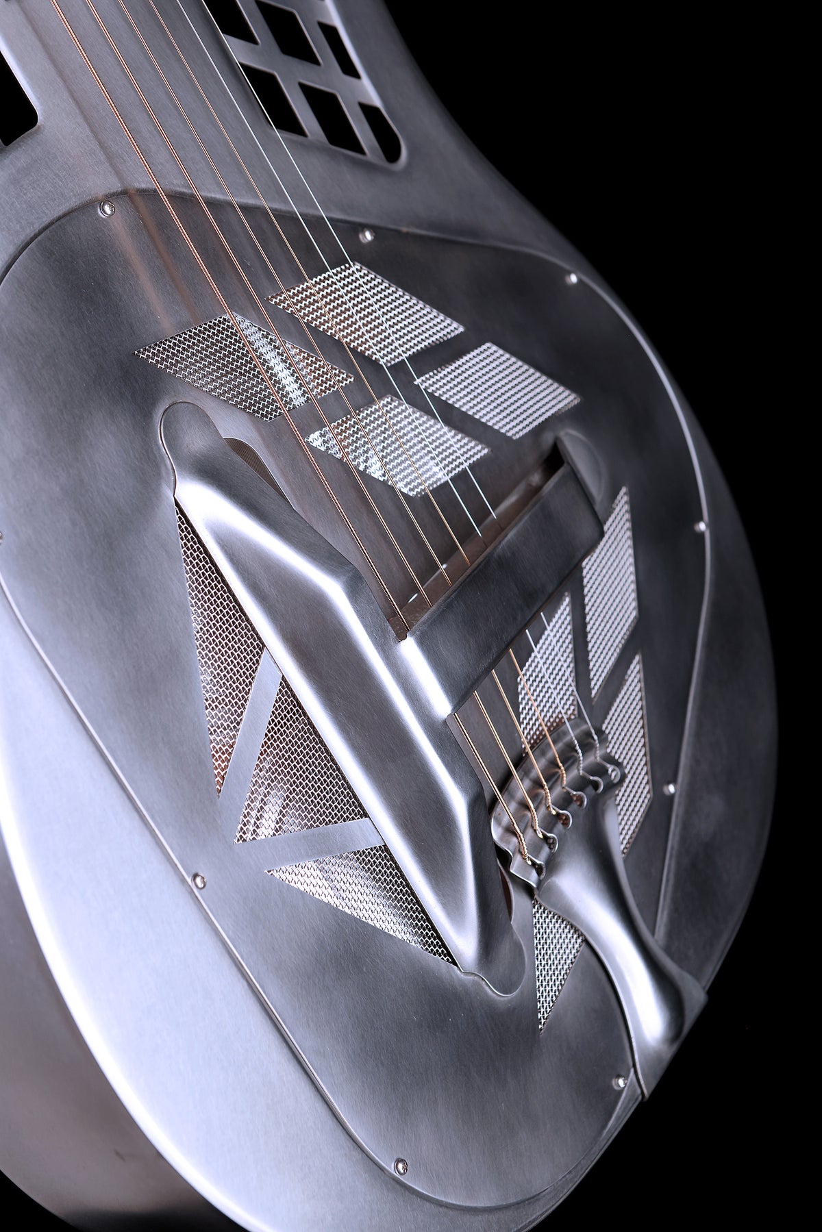 National Reso-Phonic Raw Series Tricone Steel Resonator Guitar - Acoustic Centre Music Store, Melbourne Australia