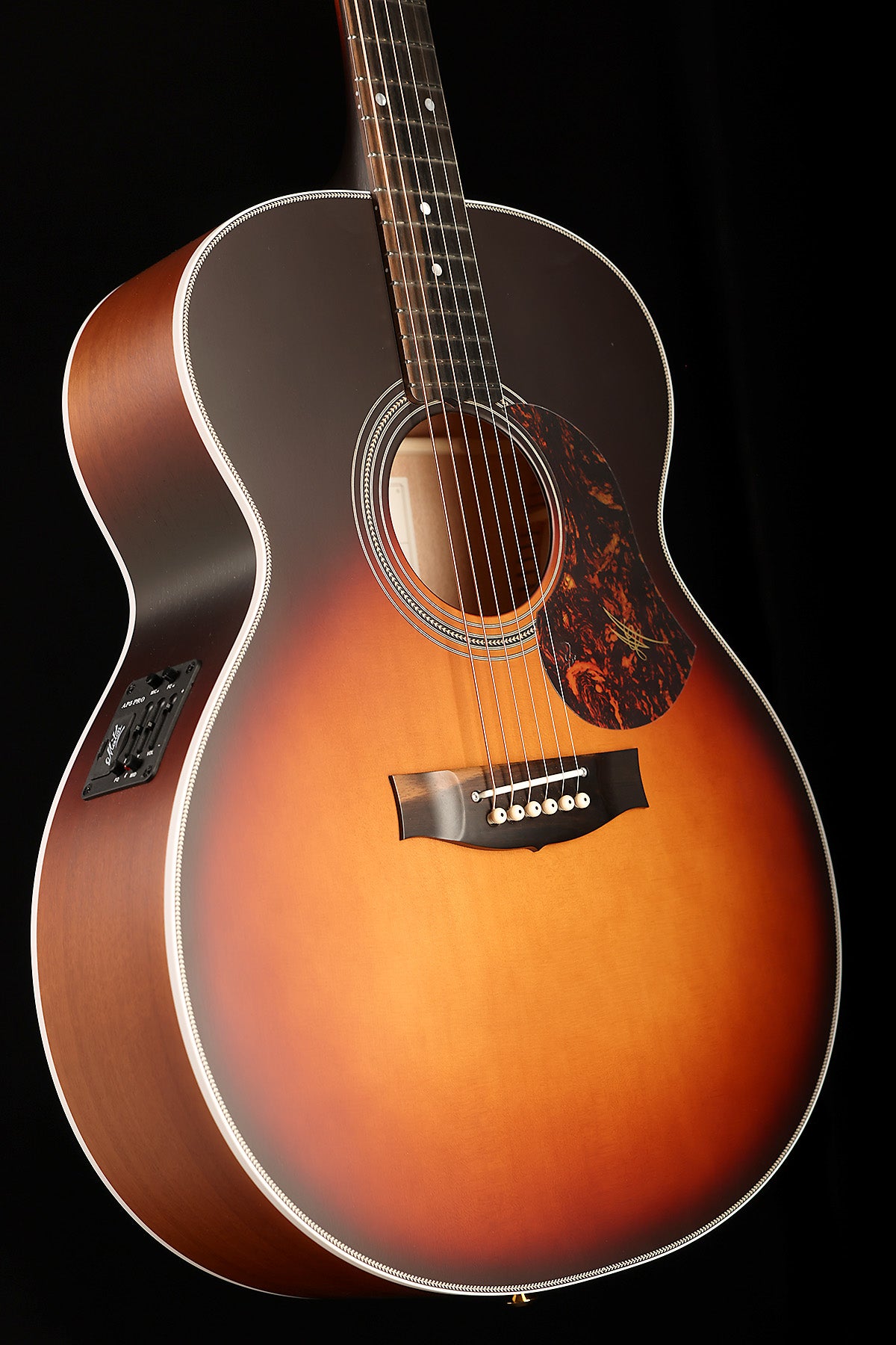 Maton Troubadour Jumbo 'Tobacco Sunburst' Acoustic Electric Guitar