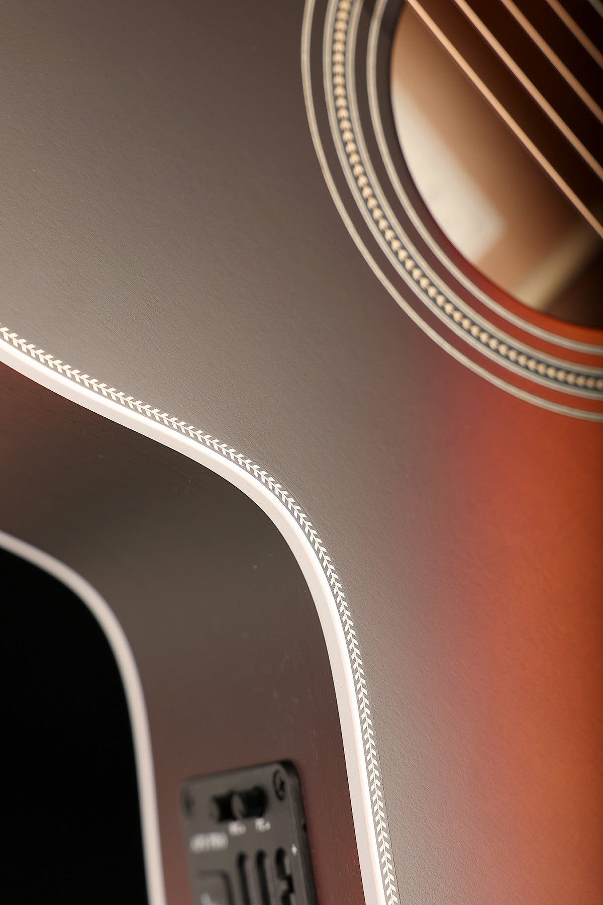 Maton Troubadour Jumbo 'Tobacco Sunburst' Acoustic Electric Guitar