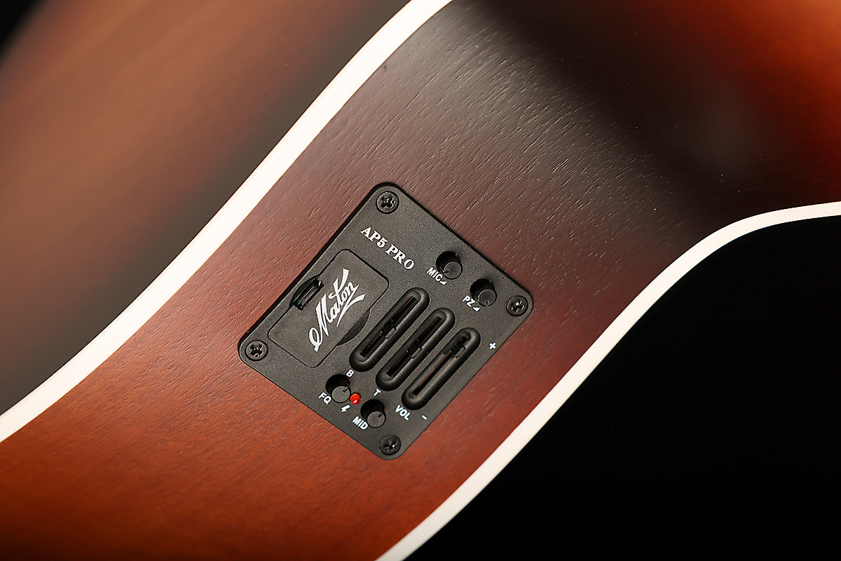 Maton Troubadour Jumbo 'Tobacco Sunburst' Acoustic Electric Guitar