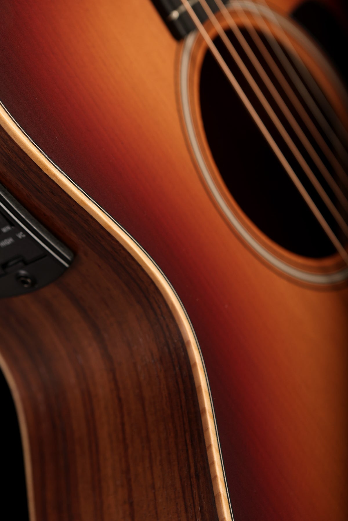 Taylor Sunset Blvd GS Mini-e Rosewood &#39;Shaded Edgeburst&#39; Acoustic Electric Guitar - Acoustic Centre Music Store, Melbourne Australia