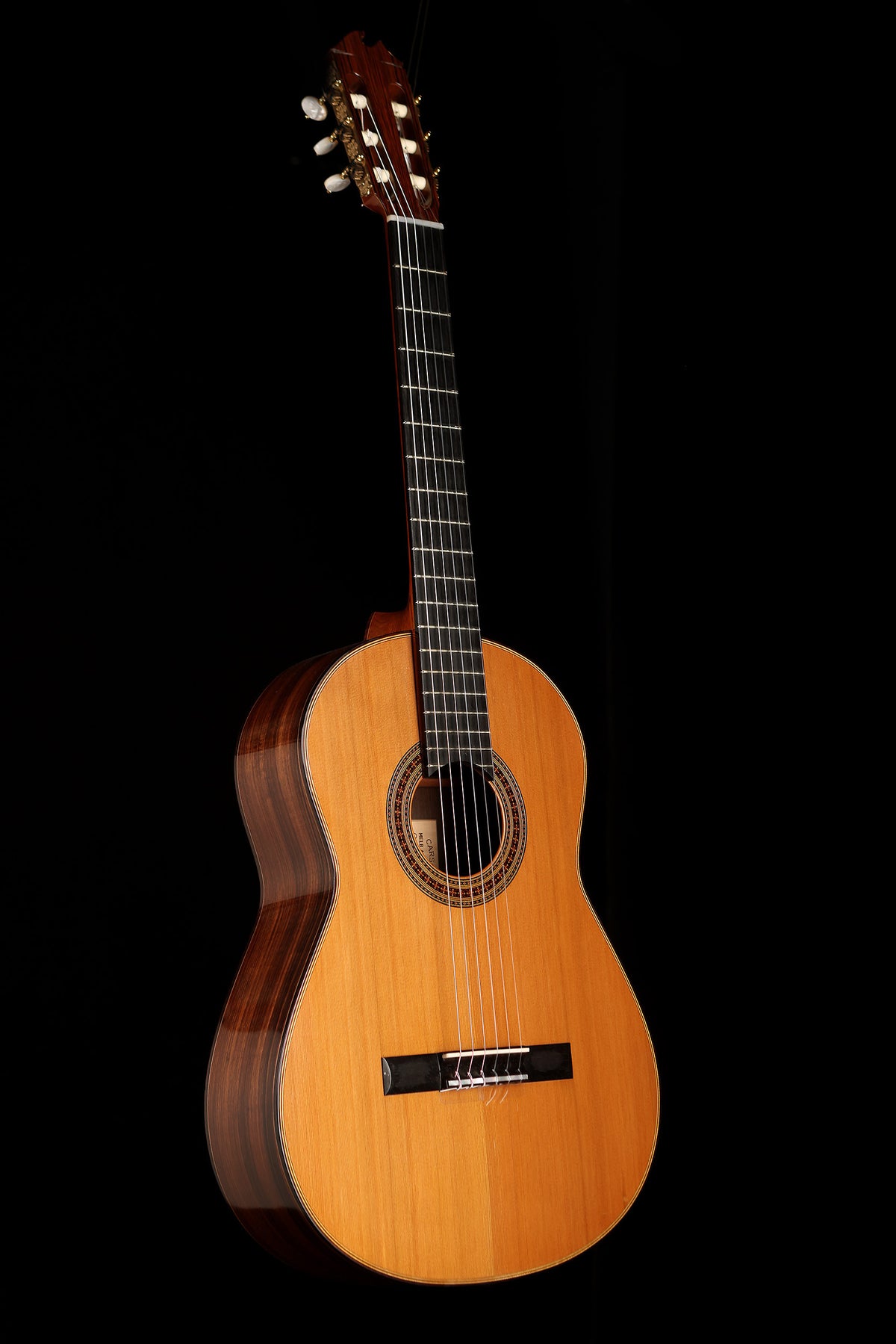 Carson-Crickmore Handmade Classical Guitar &#39;Cedar / Indian Rosewood&#39; Preowned 1997 - Acoustic Centre Music Store, Melbourne Australia