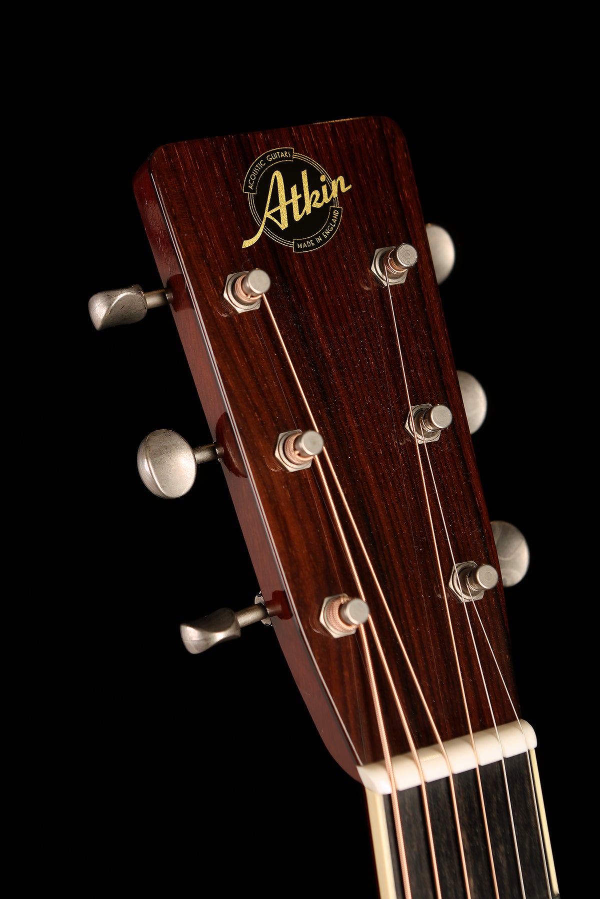 Atkin White Rice Dreadnought Aged &#39;Sitka Spruce / Indian Rosewood&#39; Acoustic Guitar - Acoustic Centre Music Store, Melbourne Australia